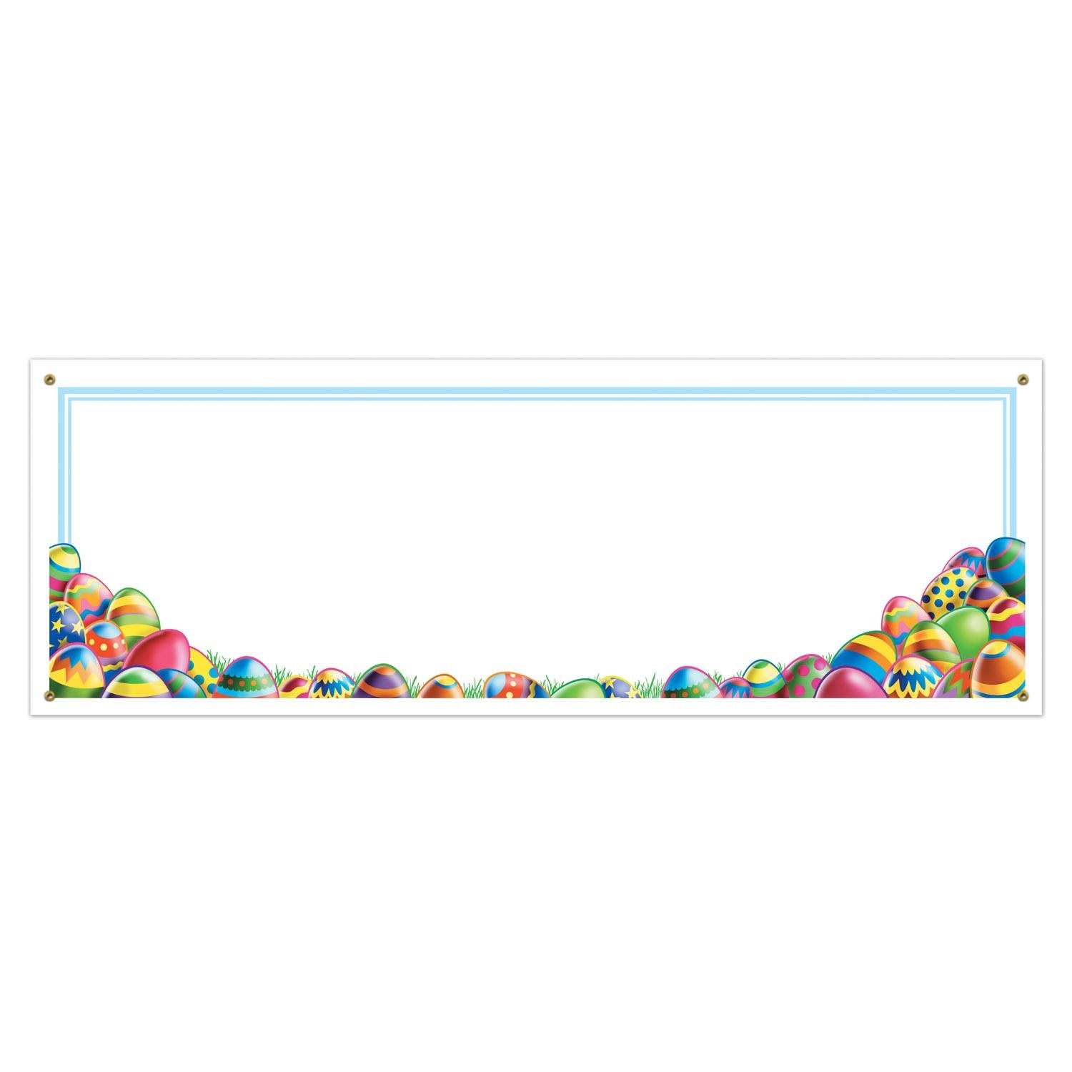 12 Pack Easter Egg Hunt Sign Banner - Colorful Party Decorations for Easter Egg Hunt, Spring Party & Outdoor Activities - Perfect for Kids, Family & School Events