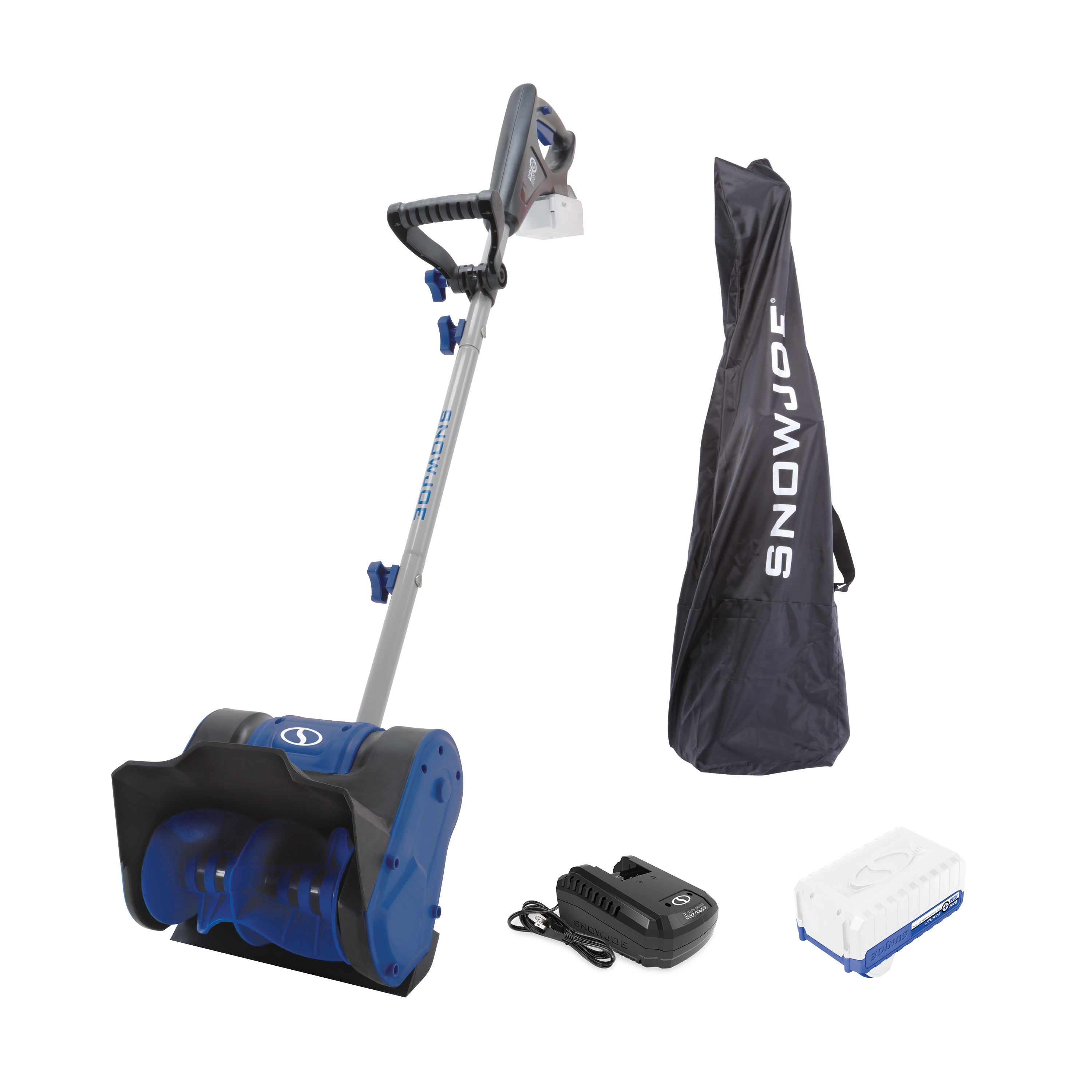 Snow Joe 24V Cordless Snow Shovel Kit with 4.0Ah Battery & Charger | 10-Inch Lightweight Electric Snow Blower | Perfect for Driveways, Sidewalks & Small Areas (Includes Bonus Cover)