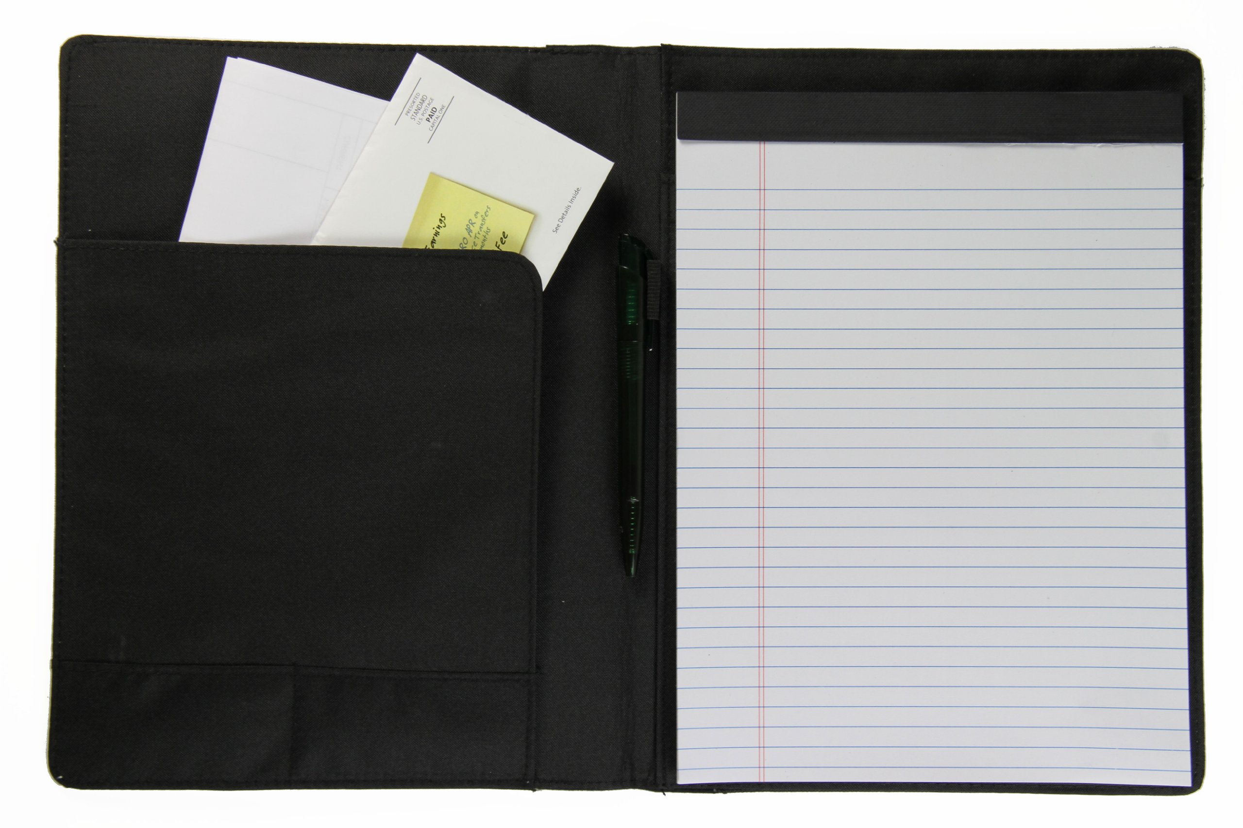 Premium Arctic Fox Faux Suede Notebook Binder Portfolio with Ruled Notebook - Stylish Office Organizer for Students & Professionals, Perfect for School, Work & Journaling