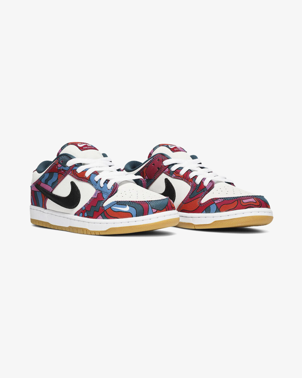 Nike SB Dunk Low Pro Parra Abstract Art Sneakers - Men's Skateboarding Shoes for Casual Wear & Street Style