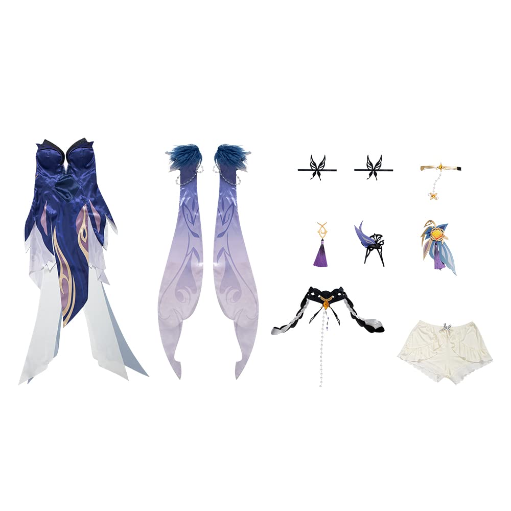 Genshin Impact Cosplay Costume Set - Game Character Uniform Outfit for Halloween, Anime Convention & Cosplay Events | National Style Design for Fans