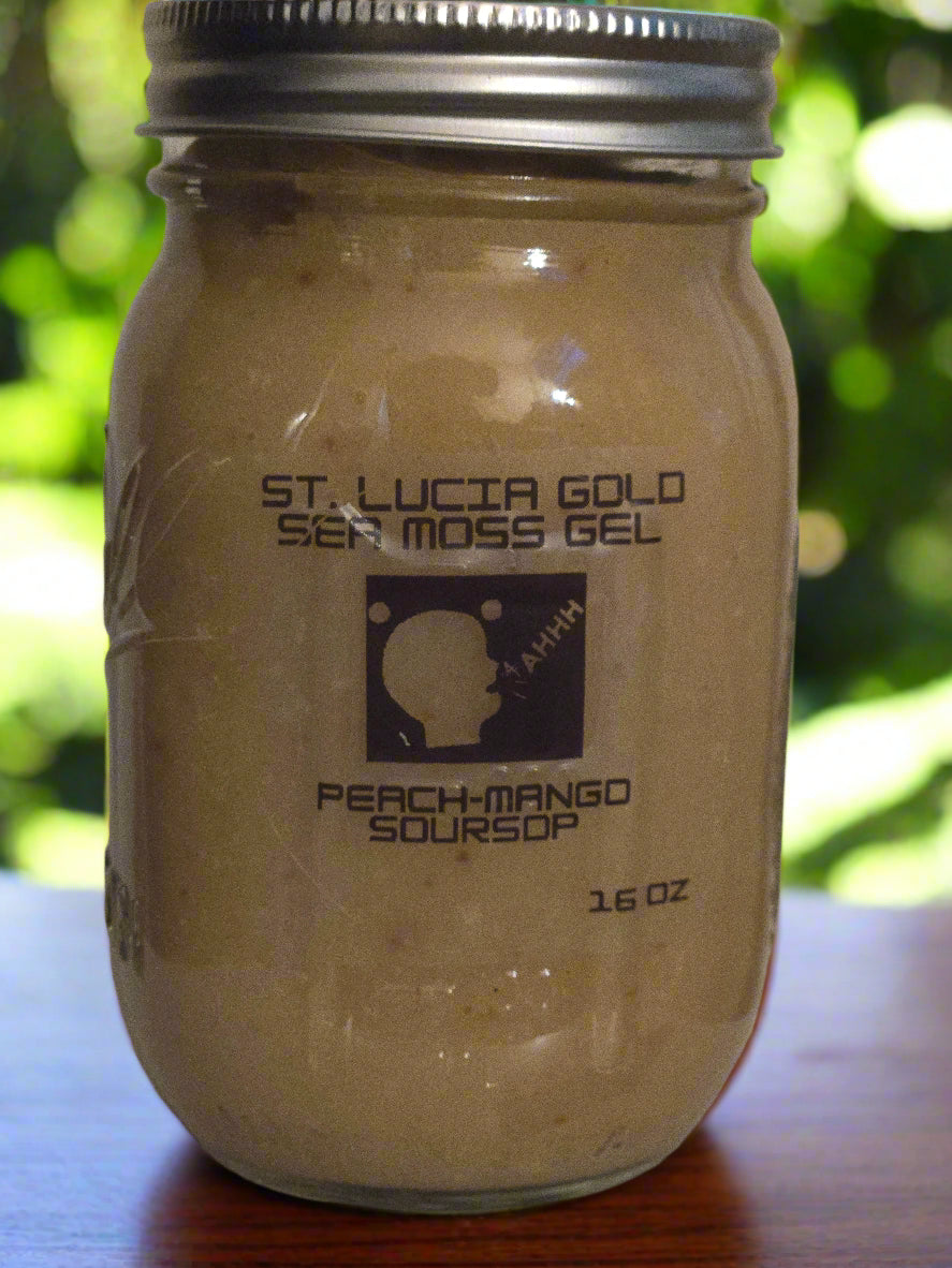 Organic St. Lucia Gold Sea Moss Gel - 16oz & 45oz Jar | Wildcrafted Irish Moss Superfood Supplement for Immune Support, Digestion & Skin Health | Perfect for Smoothies, Teas & DIY Beauty Recipes