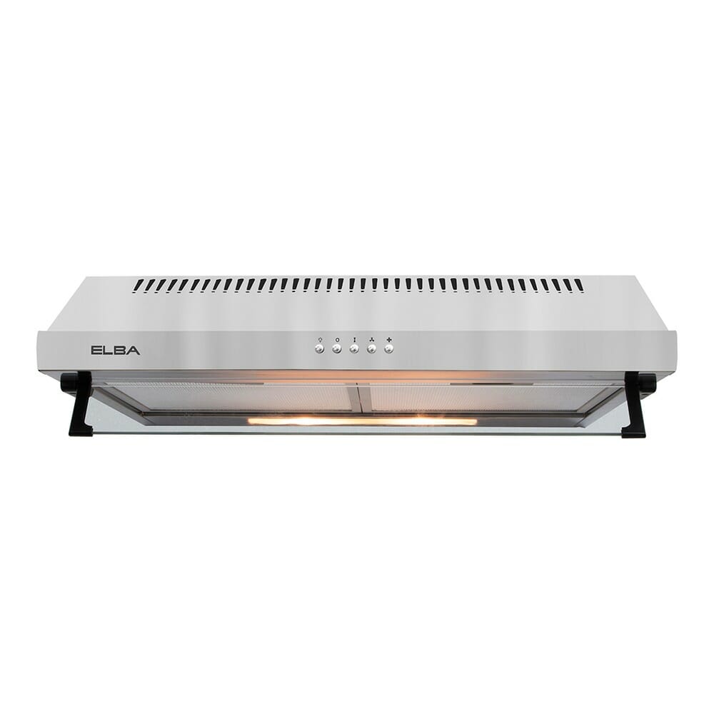 EBCH101/60 60CM Stainless Steel Kitchen Cooker Hood - Powerful Extractor Fan for Stove, Range Hood with LED Lights - Perfect for Home Kitchen, Apartment, and Restaurant Use