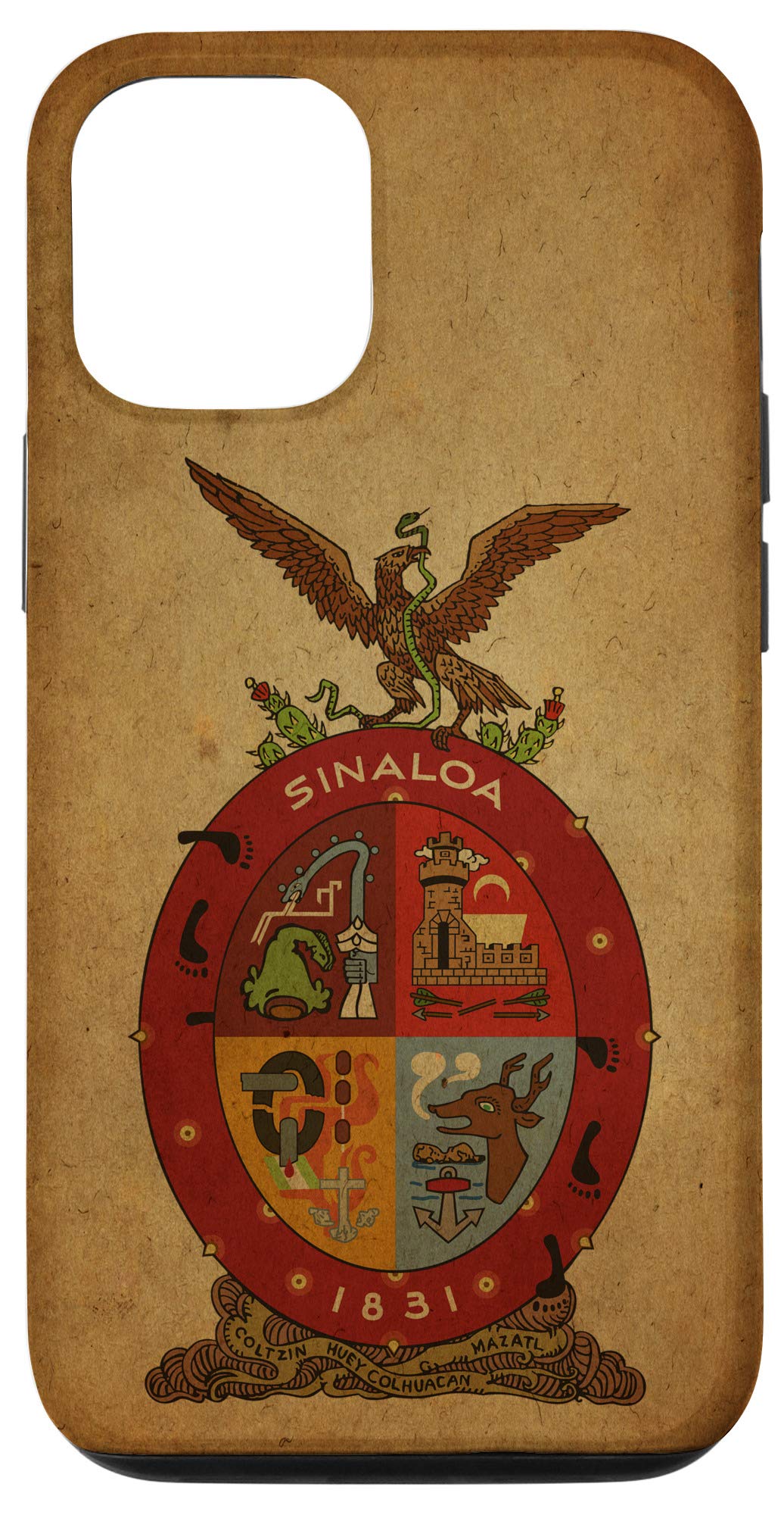 iPhone 12/12 Pro Case with Sinaloa Flag & Distressed Design - Show Your Sinaloense Pride - Perfect for Travel, Gifts & Cultural Events