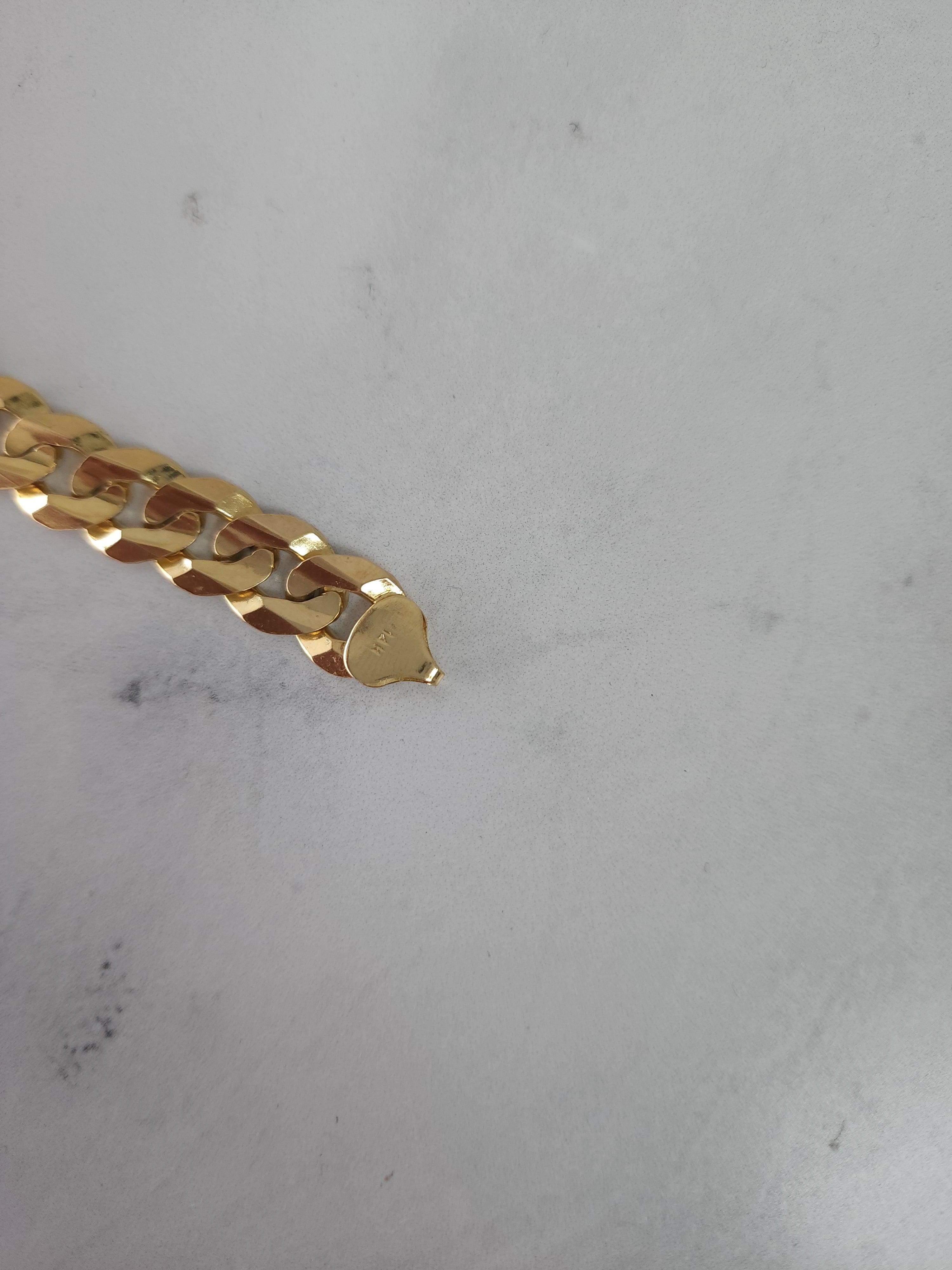 14K Yellow Gold Cuban Link Bracelet for Men - Luxury Hip Hop Jewelry Gift for Birthday, Anniversary & Special Occasions