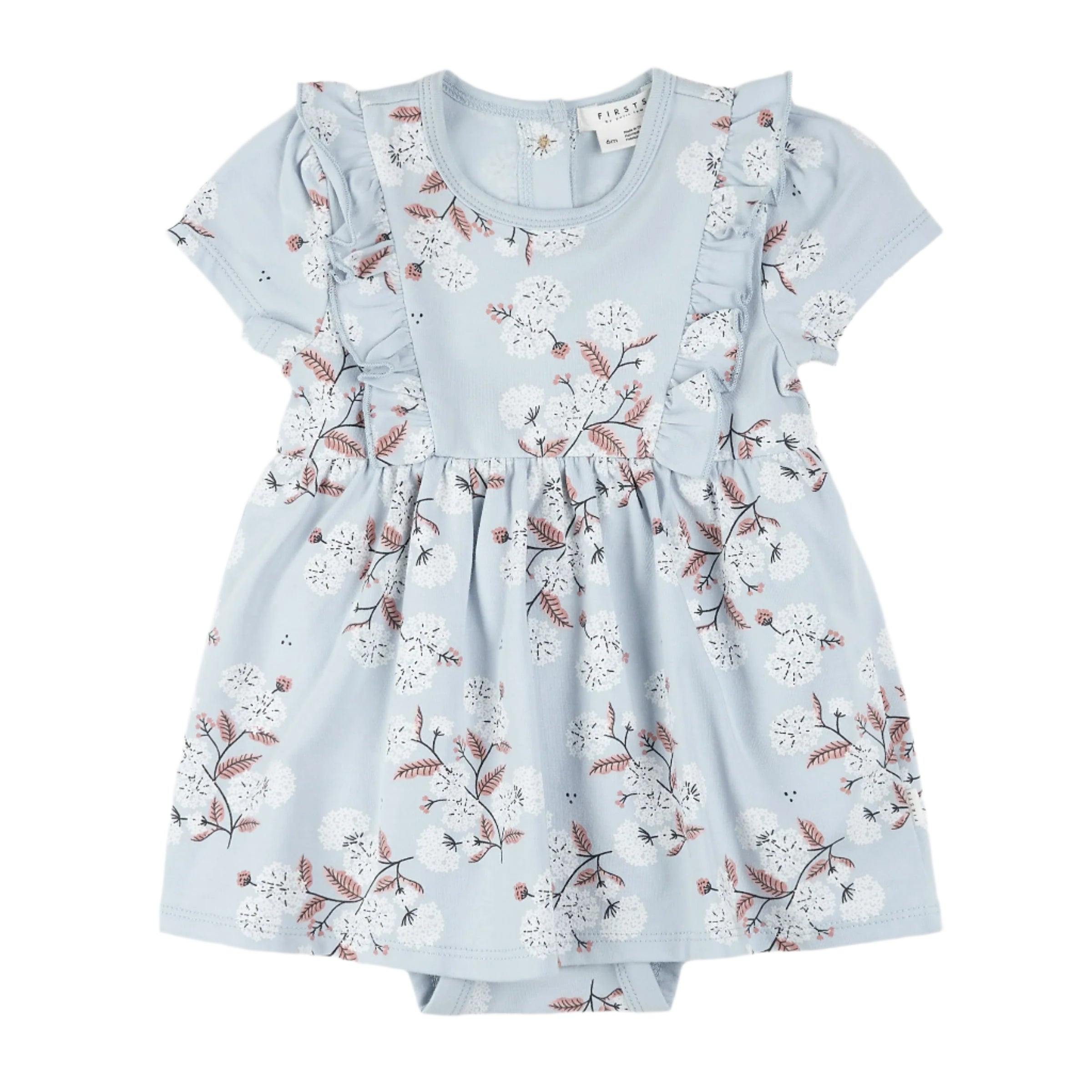 Stylish Hydrangea Print Skirted Bodysuit for Women | Flattering One-Piece Outfit | Perfect for Summer, Beach, and Casual Wear