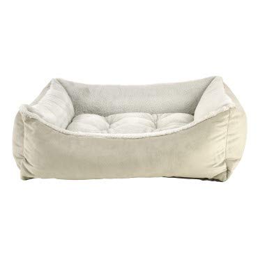 Small Cloud Scoop Dog Bed - Soft & Comfortable Pet Bed for Small Dogs - Perfect for Indoor Use, Crate, or Travel