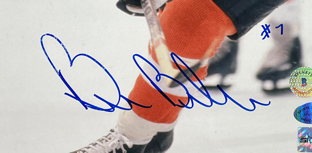 Authentic Bill Barber Signed 8x10 Philadelphia Flyers NHL Hockey Photo - Beckett Certified - Perfect for Sports Memorabilia Collections & Hockey Fan Gifts
