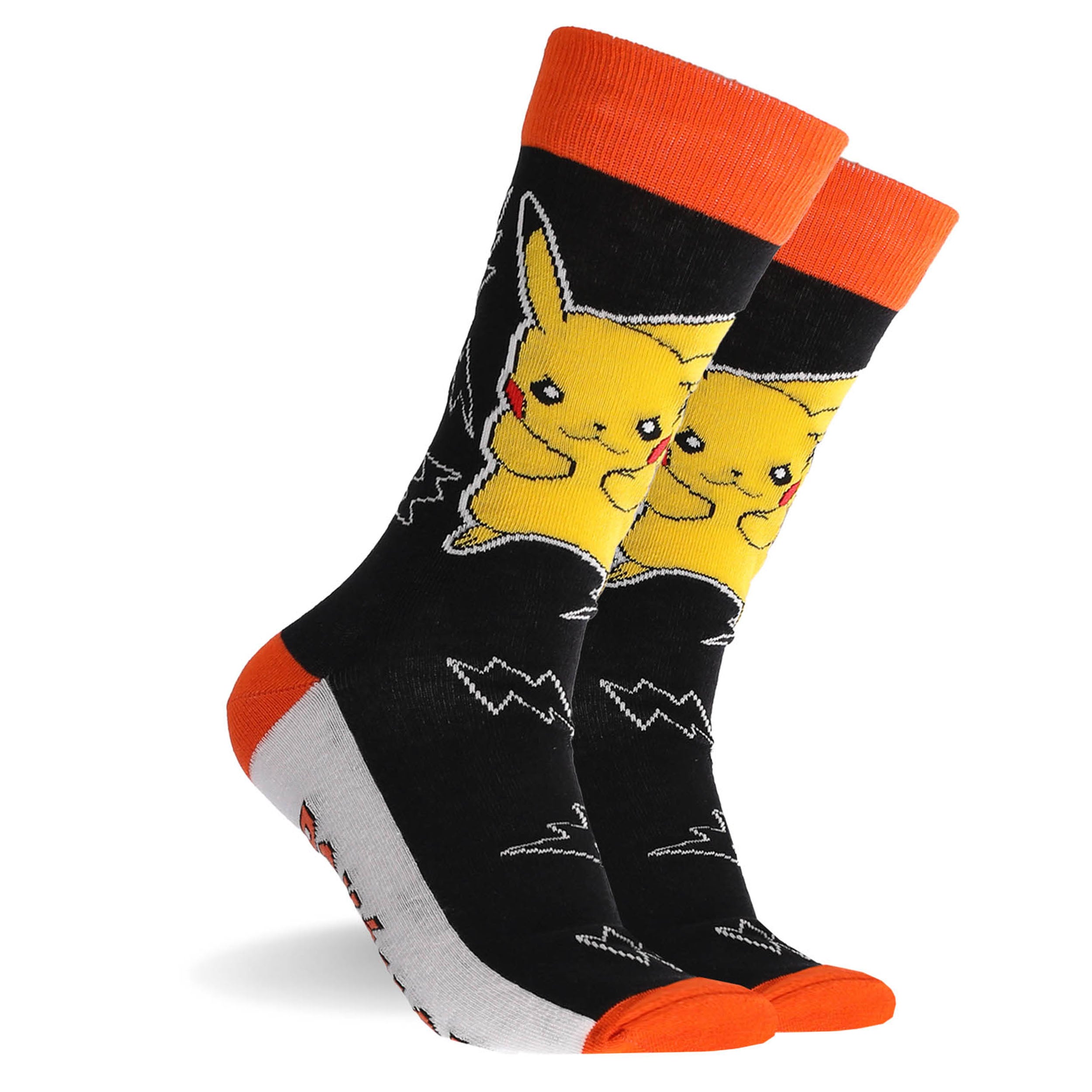 **Men's Pokémon Cotton Crew Socks 3-Pack Gift Box – Soft & Comfortable Anime Socks for Casual Wear, Cosplay, and Gifts**