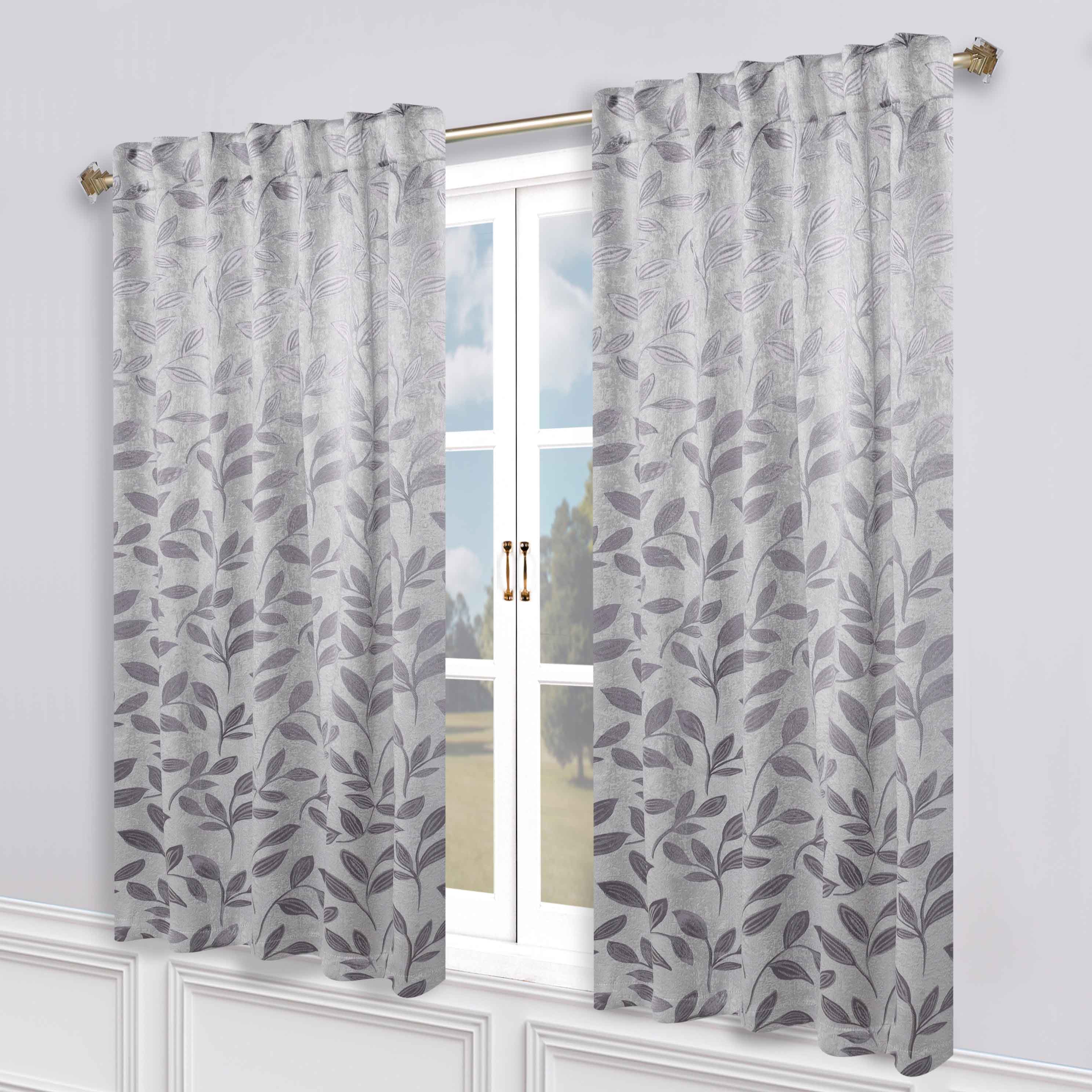 Premium Blackout Curtains for Bedroom - Super Soft Thermal Insulated Room Darkening Drapes with Back Tab Design (Set of 2 Panels) - Perfect for Nursery, Home Theater & Shift Workers
