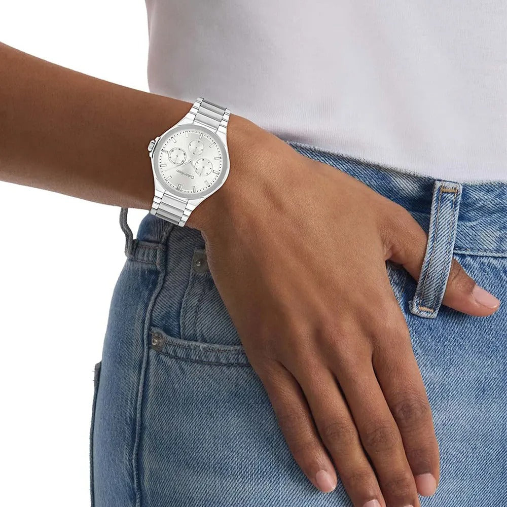 Calvin Klein Vibrance Silver Dial Stainless Steel Watch 25100054 - Stylish & Durable for Everyday Wear & Special Occasions