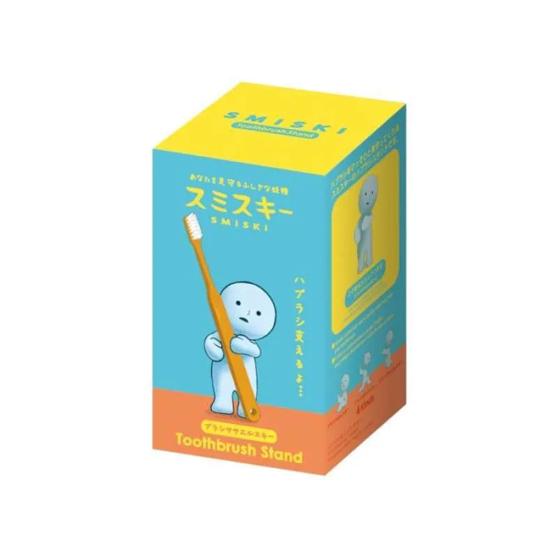 Smiski Cute Toothbrush Holder for Bathroom - Fun Cartoon Toothbrush Stand for Kids & Adults - Perfect for Bathroom, Kitchen, or Travel Organizer