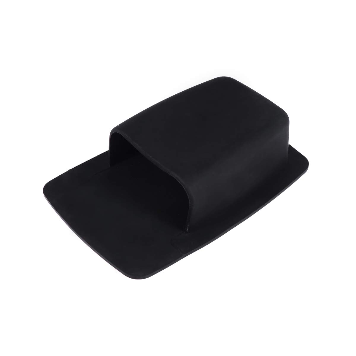 DOITOOL Silicone Toothbrush Holder - Wall Mounted Bathroom Organizer for Toothbrushes, Razors & Small Toiletry Items | Space-Saving Shower Storage Solution (Black) - Perfect for Bathroom, Kitchen, RV & Travel Organization