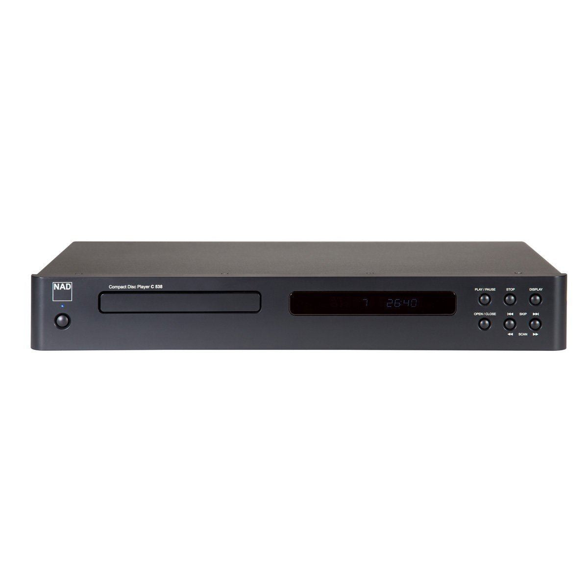 NAD C 538 High-Performance CD Player with Digital Output - Perfect for Home Audio & Music Enthusiasts