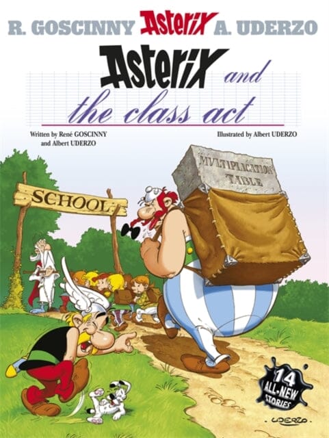 Asterix and The Class Act: Album 32 by Rene Goscinny - Classic Comic Book for Kids & Adults - Perfect for Gifts, Collectors, and Reading Fun