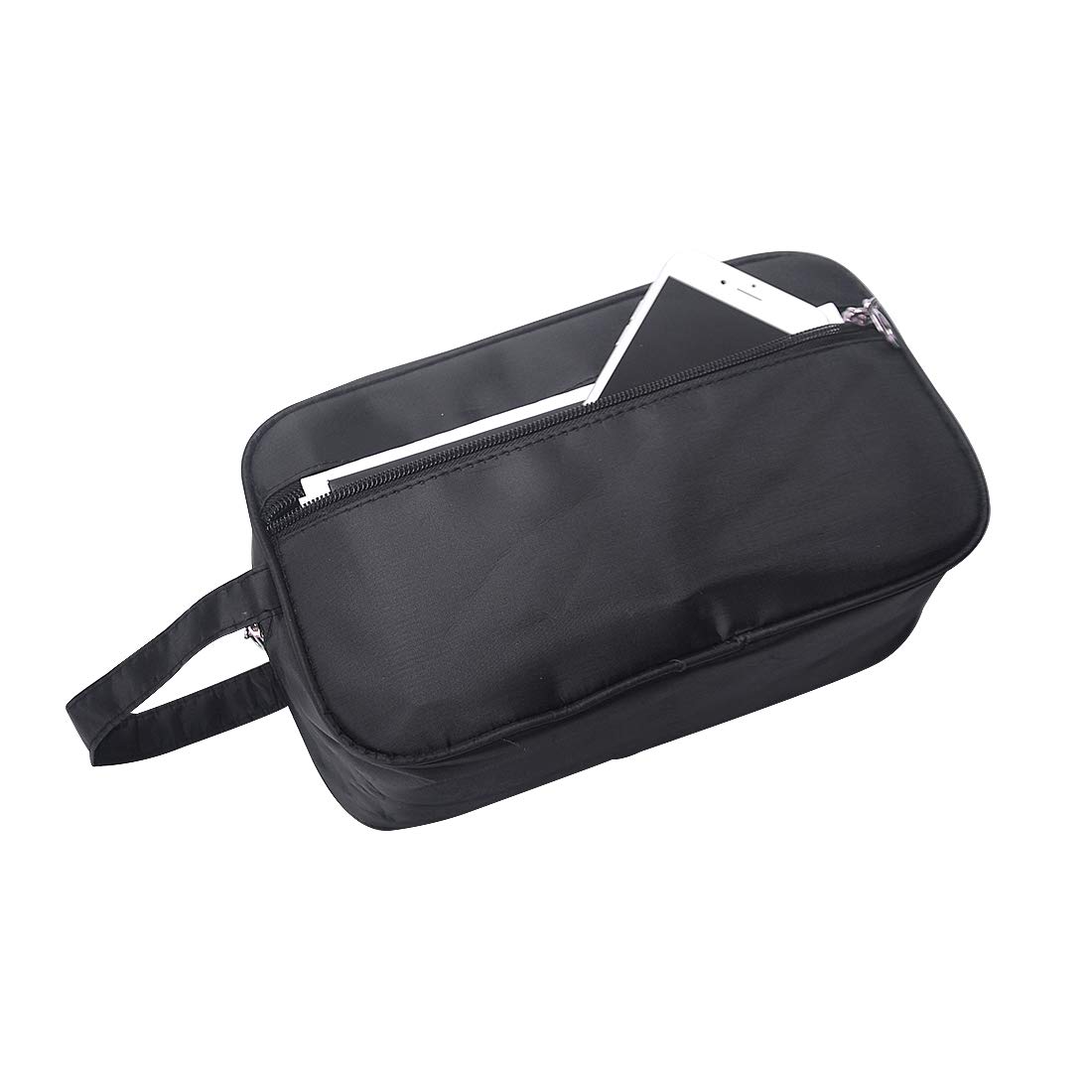 iSuperb® Waterproof Travel Toiletry Bag for Men - Portable Gym & Shaving Organizer (10x6x4 Inch, Black) - Perfect for Business Trips, Camping & Vacation Essentials