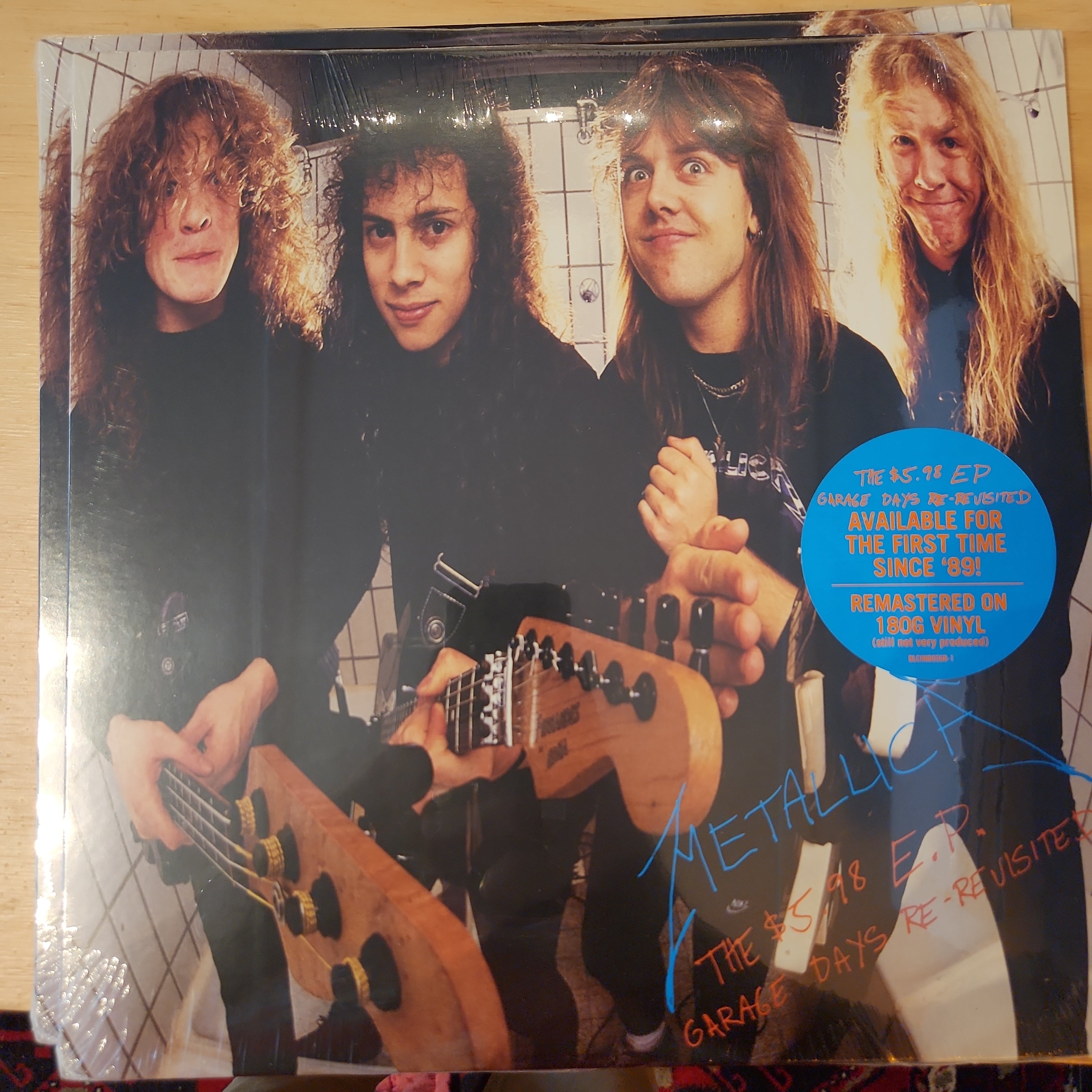 Metallica Garage Days EP Vinyl Record LP – Limited Edition Rock Music Collectible for Vinyl Enthusiasts & Home DJs