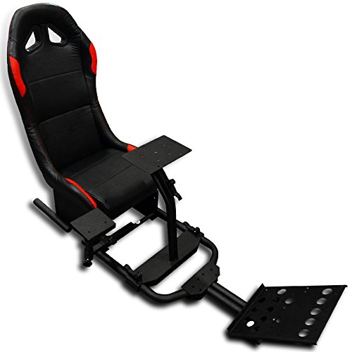 SPEC-D TUNING RSG-5005 Racing Seat Cockpit for Gaming & Simulation - Ergonomic Design with Adjustable Features for PC, PS5, Xbox Racing Games
