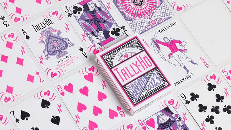 Tally Ho Circle Back Playing Cards - Premium Heart Design for Poker, Magic Tricks & Cardistry | Ideal for Game Nights & Professional Performances