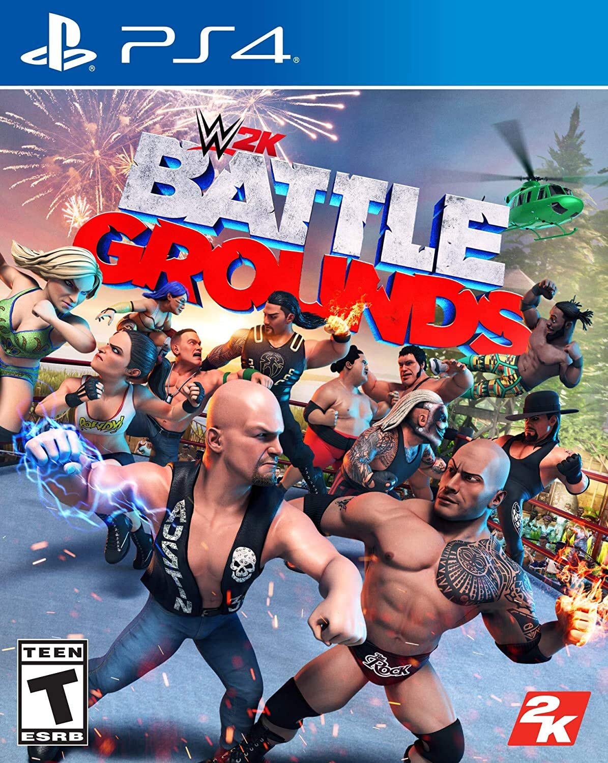 WWE 2K Battlegrounds PS4 Game - Standard Edition (Renewed) | Wrestling Video Game for PlayStation 4 | Perfect for WWE Fans & Multiplayer Gaming Parties