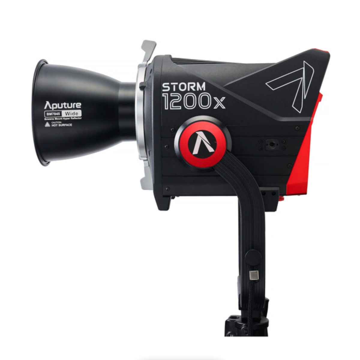 Aputure STORM 1200x LED Light Kit with Wide Reflector - Professional Studio Lighting for Photography, Videography & Film Production - Perfect for YouTube, TikTok, Live Streaming & Indoor Shooting