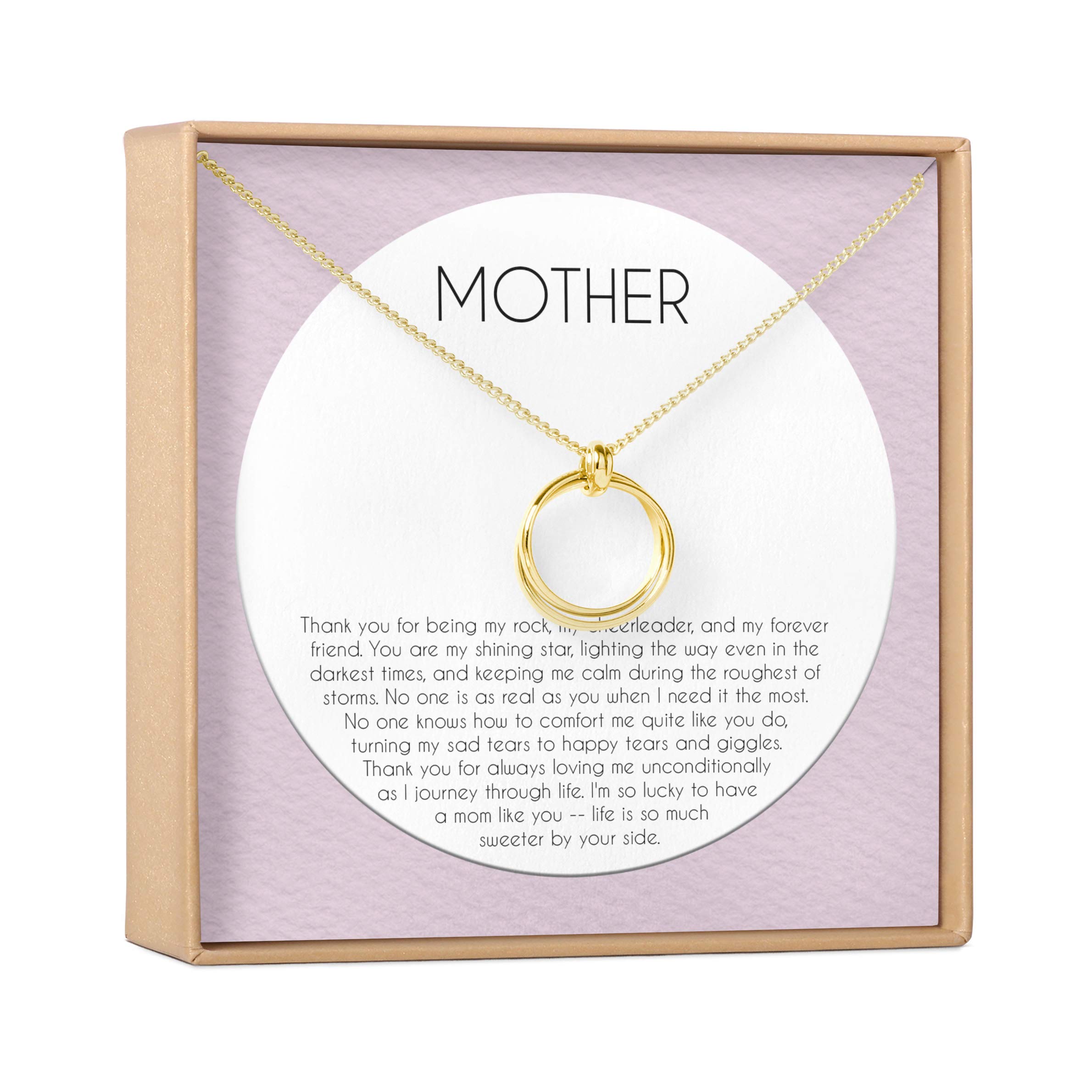 Personalized Mother Necklace - Heart Pendant Jewelry Gift for Mom, Birthday, Christmas, Anniversary | Perfect for Everyday Wear & Special Occasions
