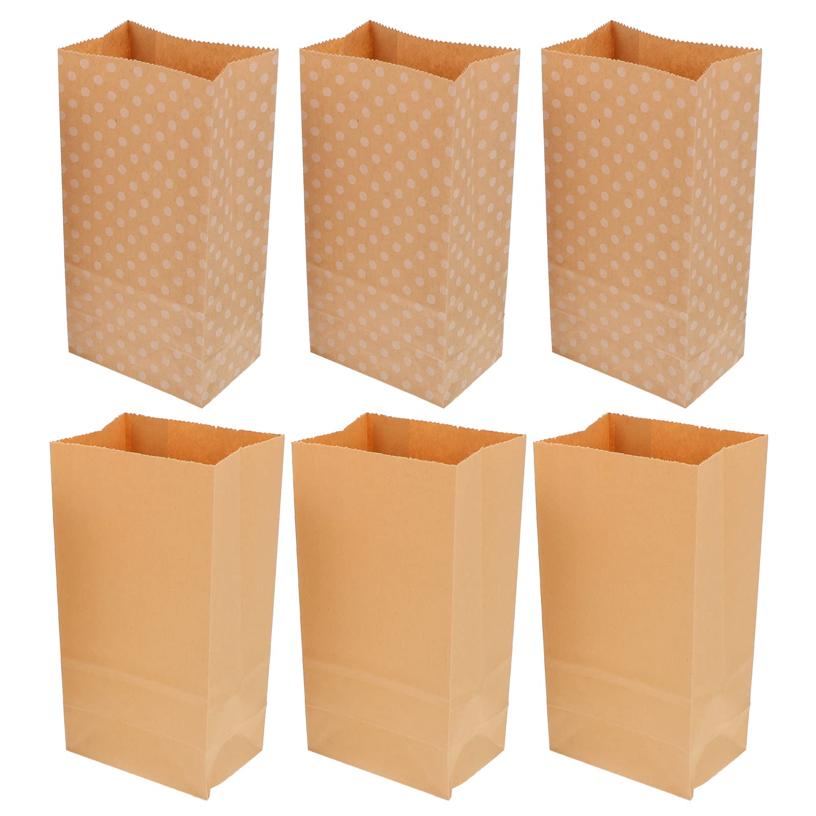 BESPORTBLE 100Pcs Kraft Paper Bags - Eco-Friendly Candy Storage, Cookie Packaging Bags for Parties, Weddings & Home Decoration - Small Brown Gift Bags for Treats, Snacks, and DIY Crafts