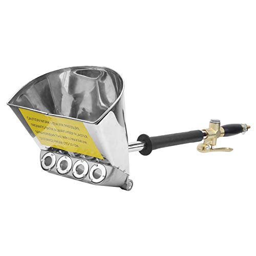 Portable Corrosion-Resistant Wall Mortar Cement Sprayer Gun - 18MM Aperture with 4 Spraying Holes & Copper-Cast Pressure Valve - Perfect for Stucco, Plastering, and DIY Home Renovation Projects