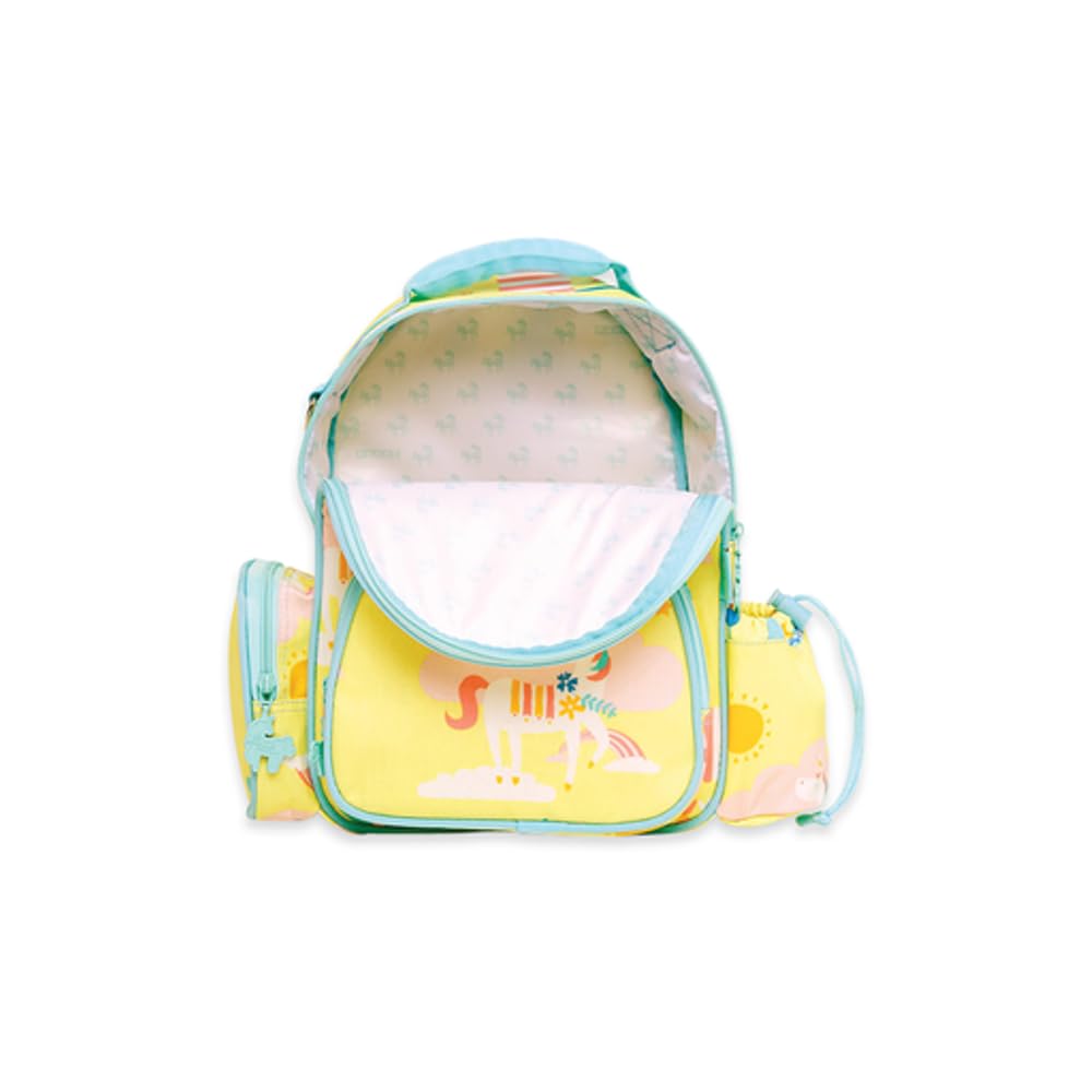 Awwbaby Medium Kids Backpack - Park Life Design | Durable School Backpack for Boys & Girls Age 2+ | Lightweight Bookbag for Preschool & Kindergarten | Perfect for School, Travel & Daycare Use