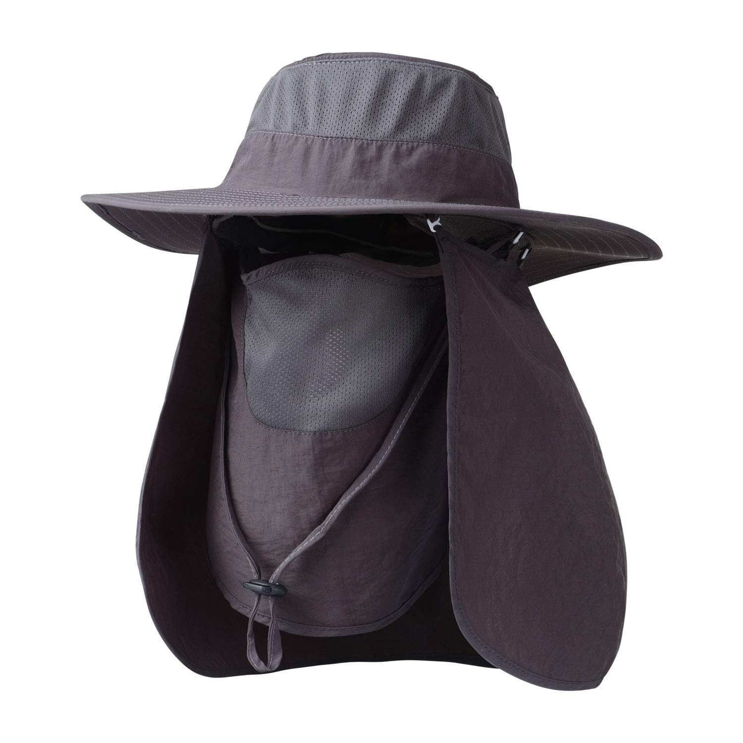 UPF 50+ Sun Protection Fishing Hat with Neck Flap - UV Blocking Outdoor Cap for Men & Women - Perfect for Fishing, Hiking, and Beach Activities