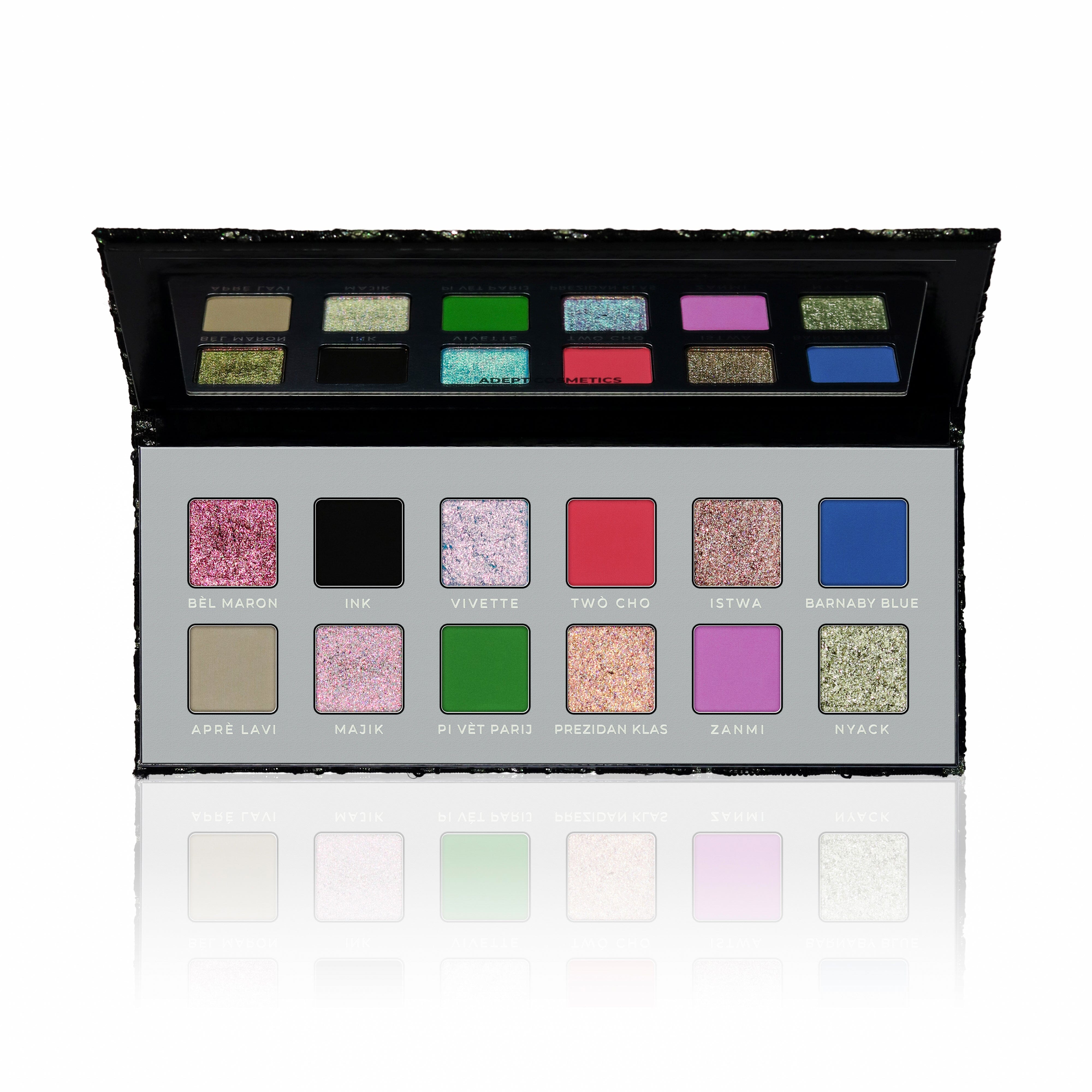 Vivette Eyeshadow Palette - 12 Highly Pigmented Matte & Shimmer Shades for Day & Night Makeup Looks | Perfect for Professional Artists & Beginners | Vegan & Cruelty-Free
