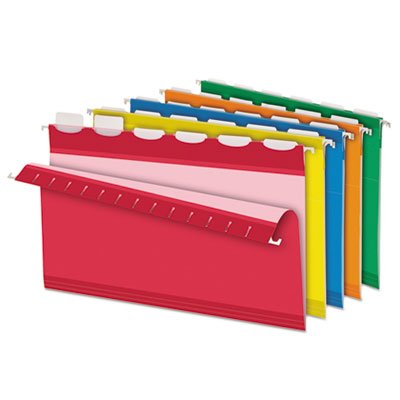 PFX42593 - Ready-Tab Colored Reinforced Hanging Folders - Durable File Organization for Office, School & Home Use