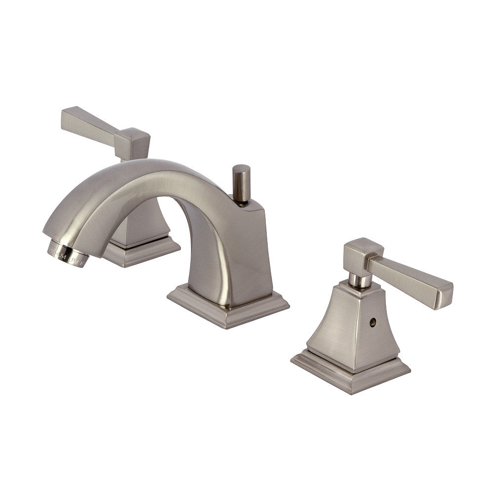 Kingston Brass FSC4688DL Concord Widespread Bathroom Faucet with Pop-Up Drain - Modern 8-Inch Bathroom Sink Faucet for Vanity, Powder Room & Guest Bath Installation