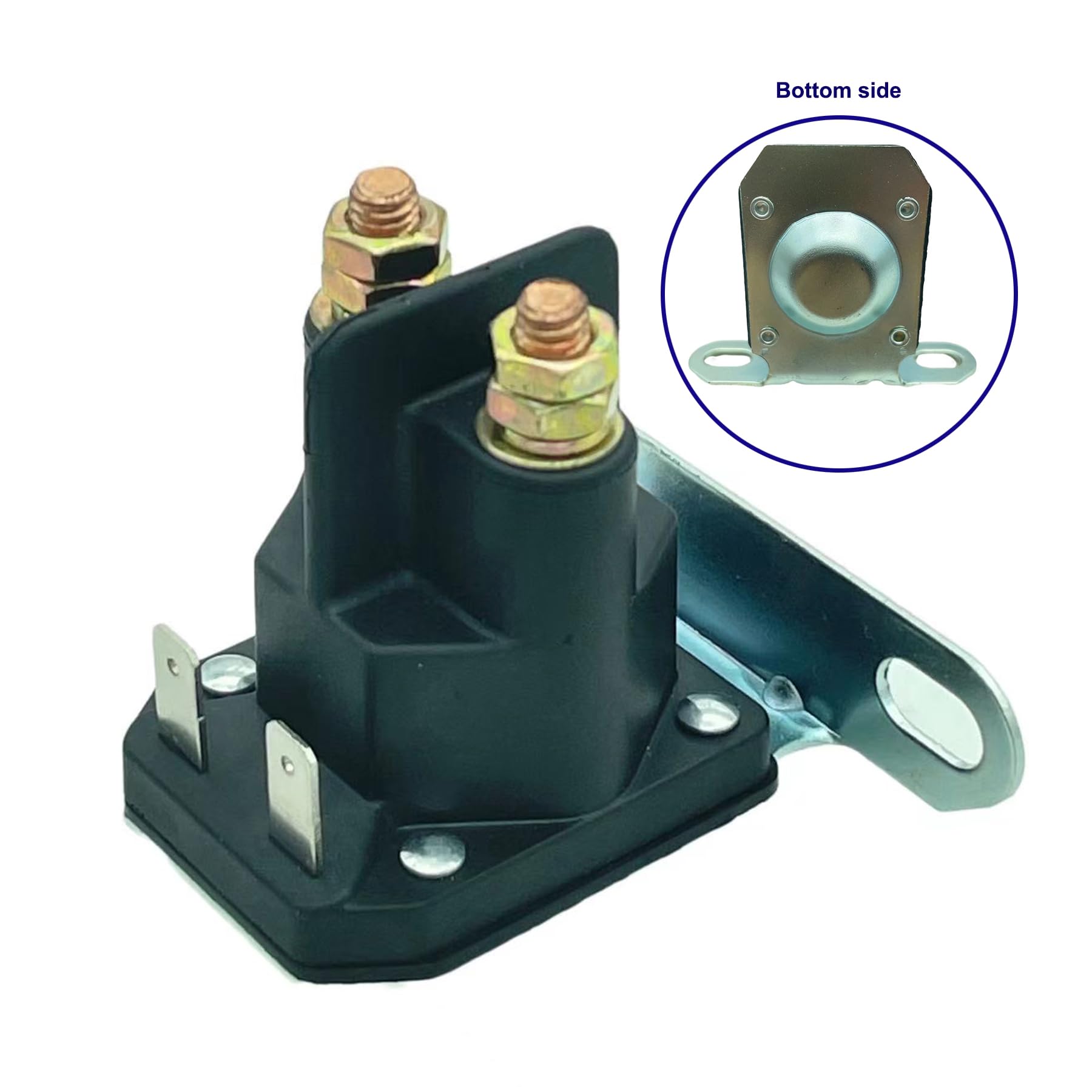 Cub Cadet 725-04439 Starter Solenoid Replacement for John Deere AM138068 & MTD Riding Lawn Mower Tractor - Compatible with Cub Cadet Models - Perfect for Lawn Maintenance & Tractor Repair