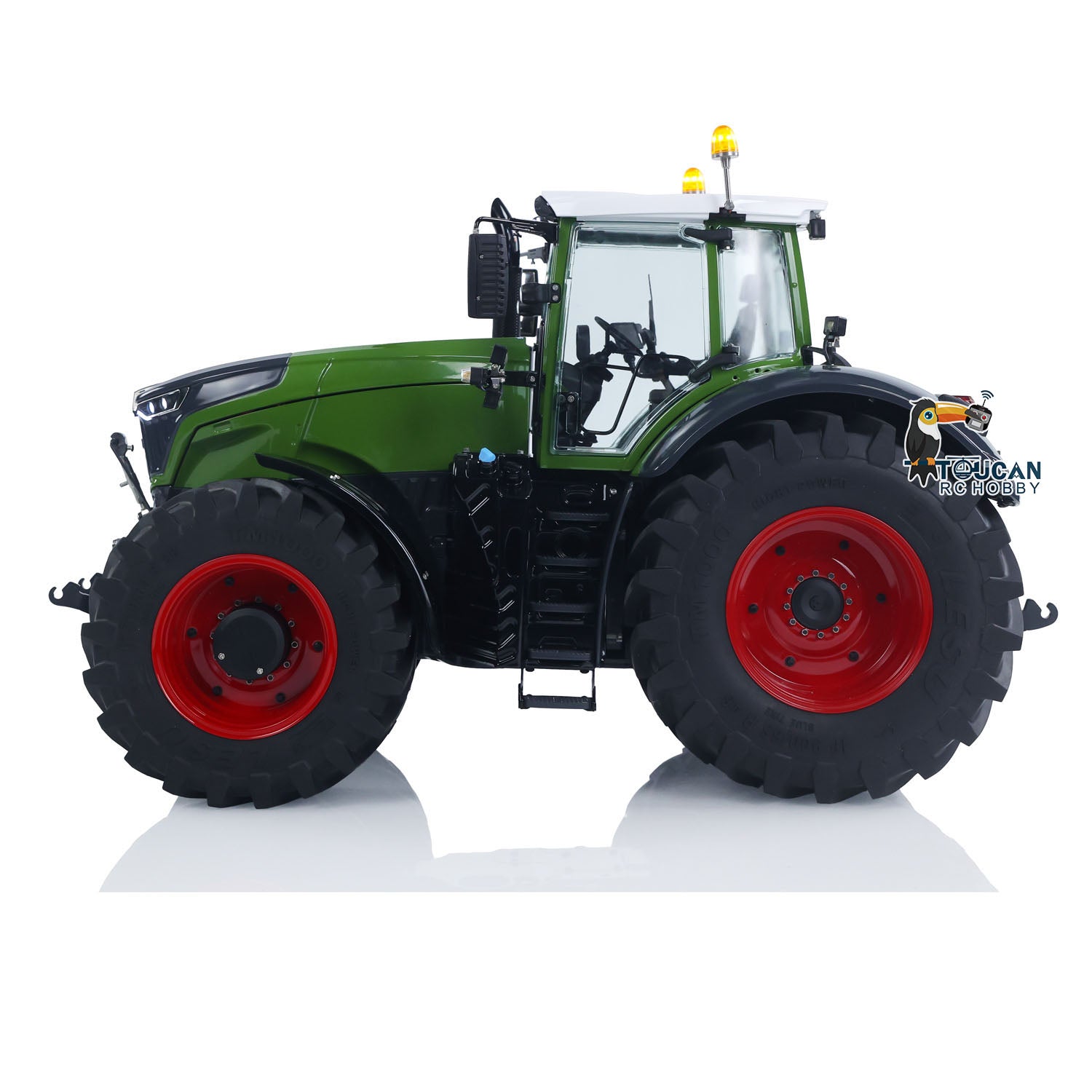 LESU AOUE 1050 1/14 Scale 4WD Metal Hydraulic RC Tractor - 4X4 Radio Control Vehicle with Light & Sound - Realistic Agricultural Toy Car for Hobbyists & Collectors - Perfect for Farm Simulation Play & RC Model Enthusiasts
