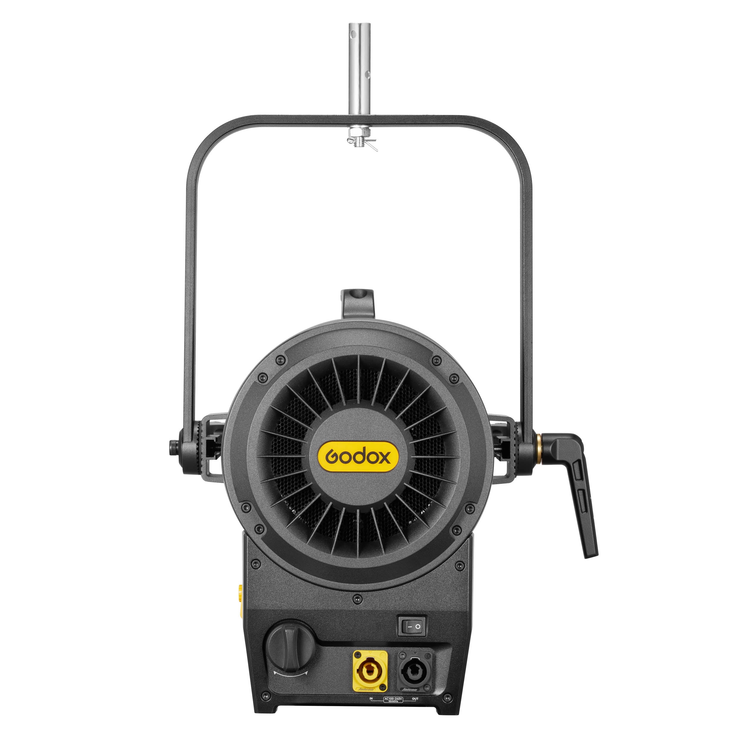 F7 120Bi Dual Color LED Fresnel Light - Professional Broadcast Studio Lighting Kit with Overhead Mount | Perfect for Film Production, Photography & Live Streaming