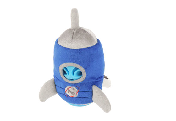 P.L.A.Y Alien Buddies Interactive 2-in-1 Dog Toys - Starblaster Space-Themed Chew & Fetch Toy for Small & Medium Dogs - Perfect for Indoor Play & Outdoor Adventures