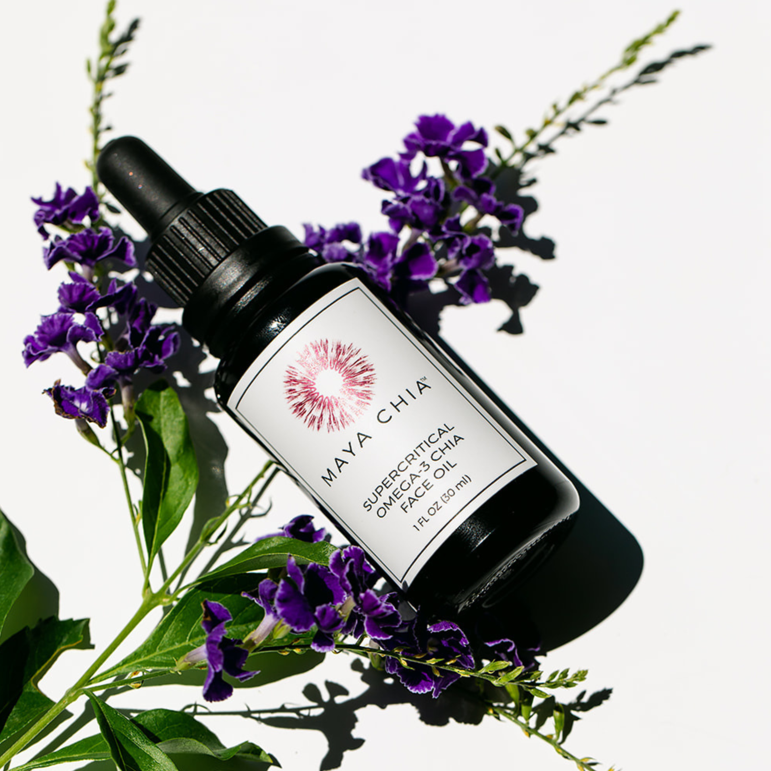 Maya Chia Supercritical Chia Seed Face Oil - Hydrating & Anti-Aging Facial Treatment for Dry Skin, Day & Night Use