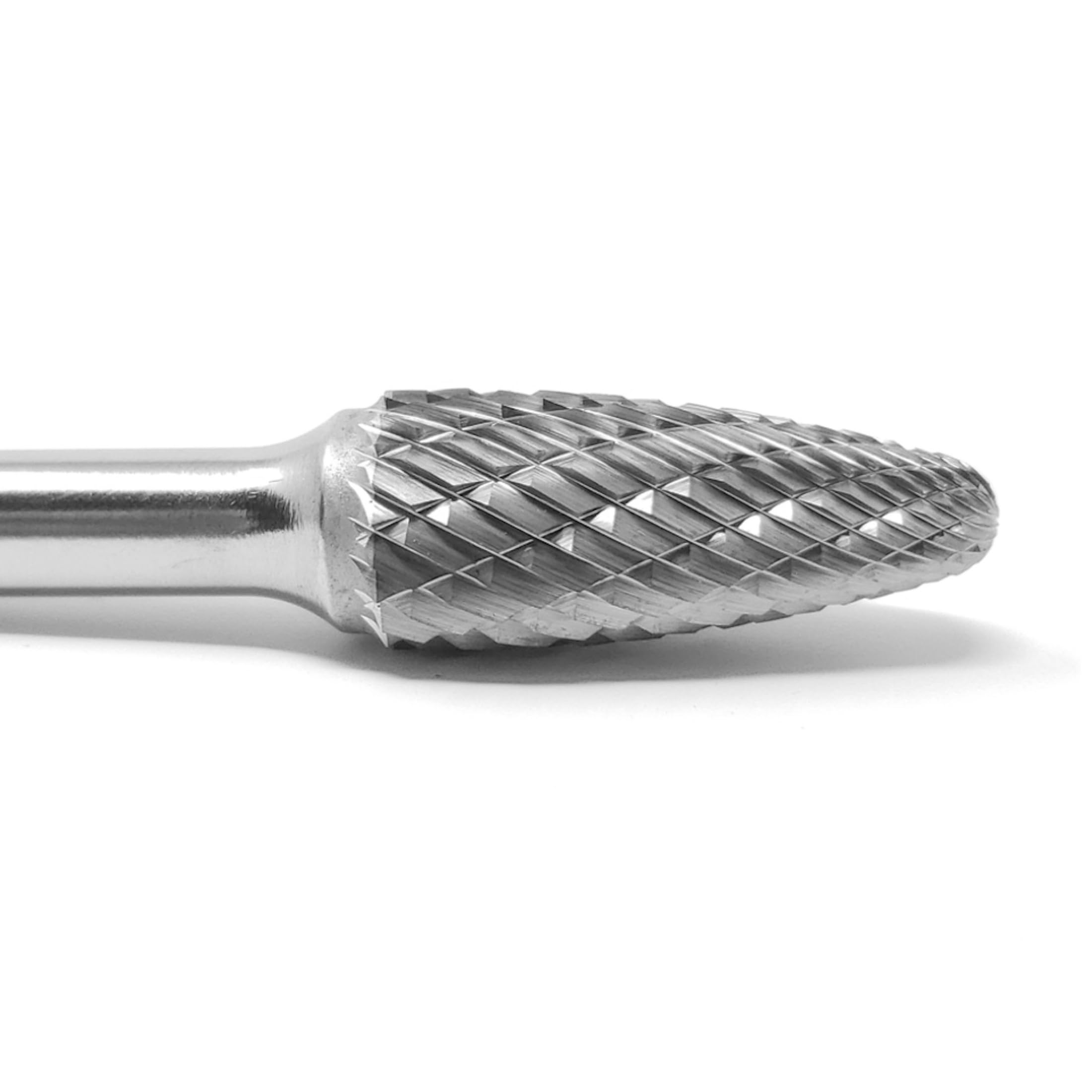 SF-4 Double Cut Carbide Burr Die Grinder Bit 7/16
