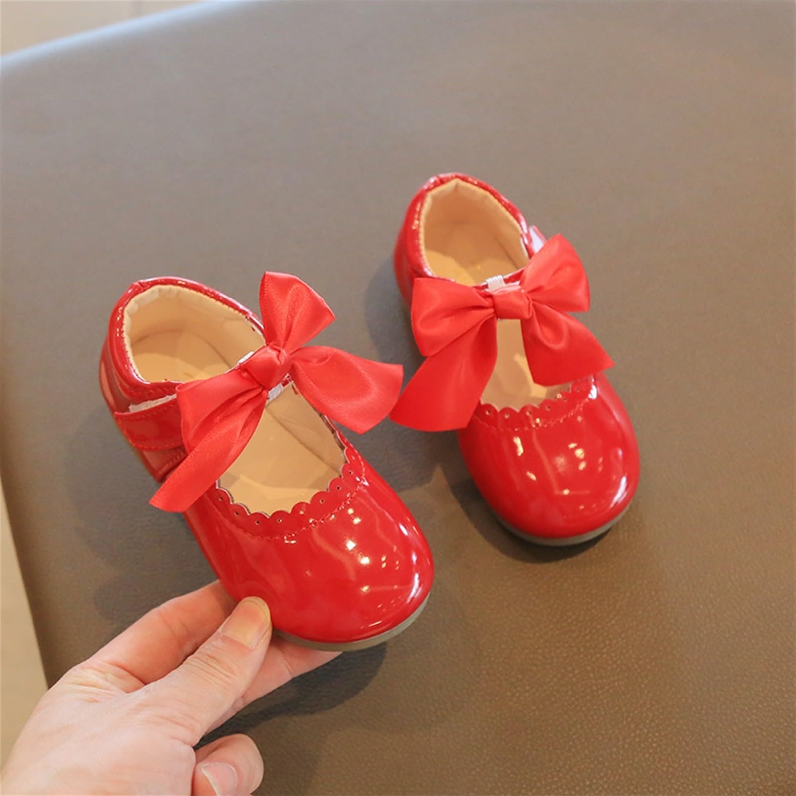 Toddler Ballet Mary Jane Bow Flat Shoes for Girls - Party & School Outfits