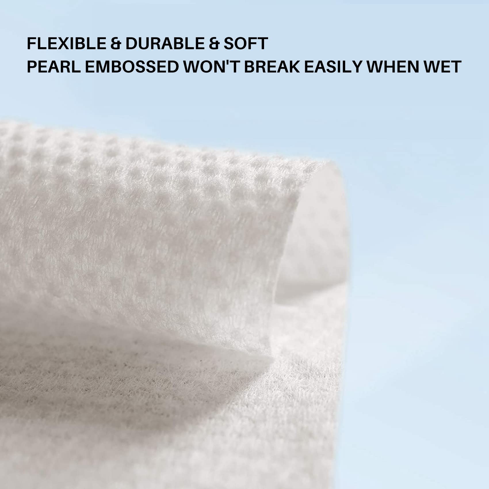 100-Pack Disposable Cotton Face Towels for Makeup Removal & Cleansing | Soft & Gentle Facial Wipes | Perfect for Travel, Gym & Daily Skincare Routine