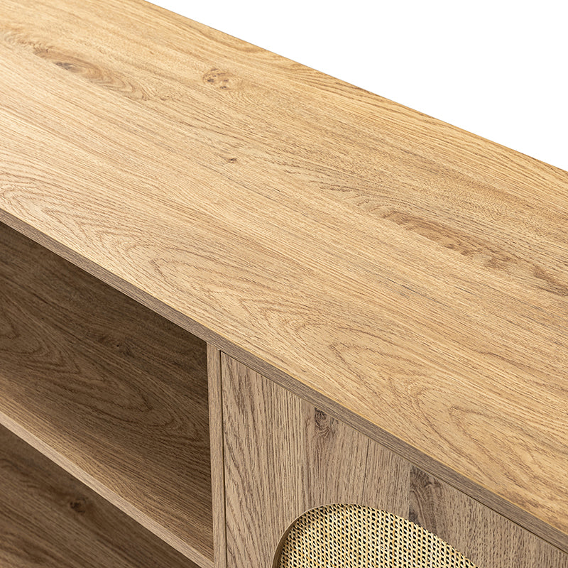 Norbert TV Stand Rattan for TVs up to 65