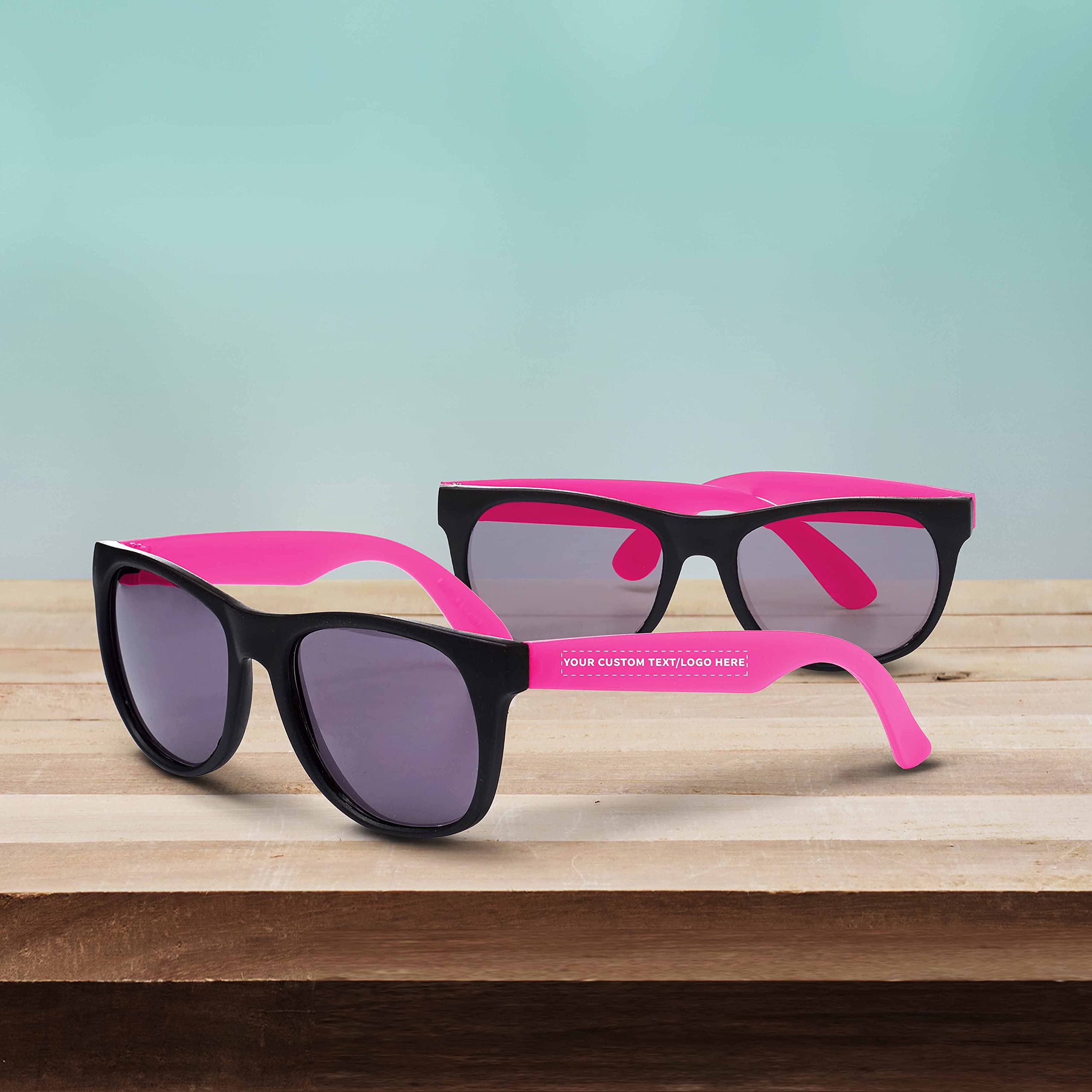 Junie Kids Plastic Sunglasses 6-Pack with UV400 Protection - Trendy Unbreakable Sunglasses for Boys & Girls - Perfect for Beach, Pool, Outdoor Play & Summer Activities