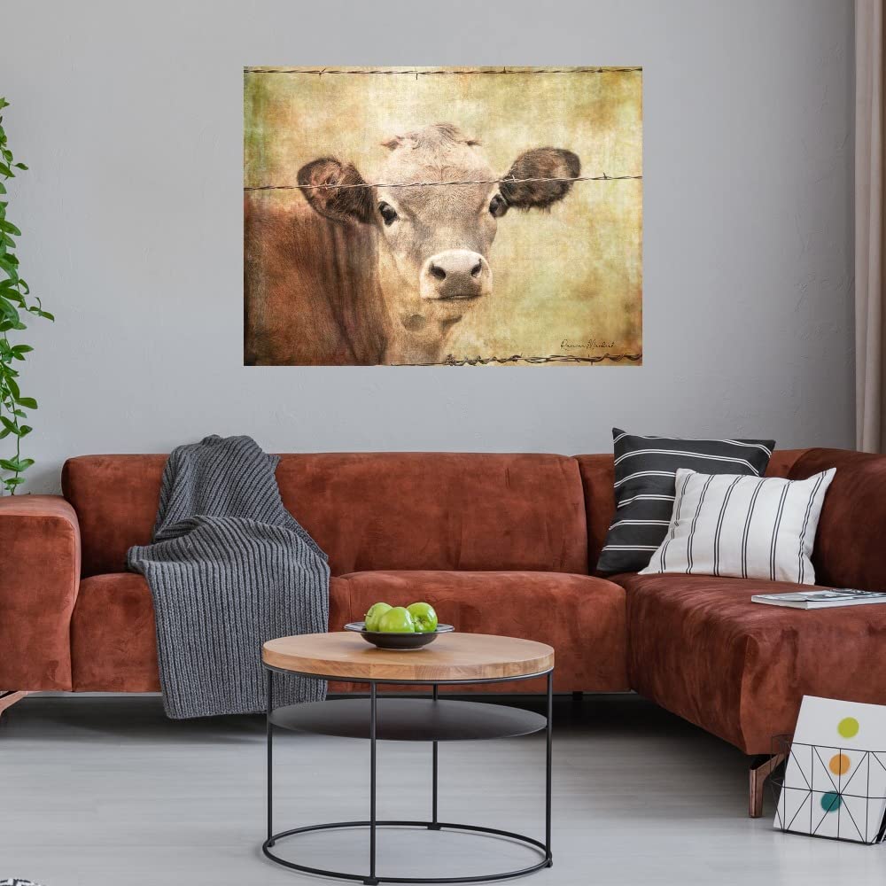 Little Bess Canvas Wall Art by Ramona Murdock - 46x35 Inch Fine Art Painting for Living Room, Bedroom, Office Decor - Ready to Hang Home & Wall Decor - Perfect for Housewarming Gifts & Interior Design
