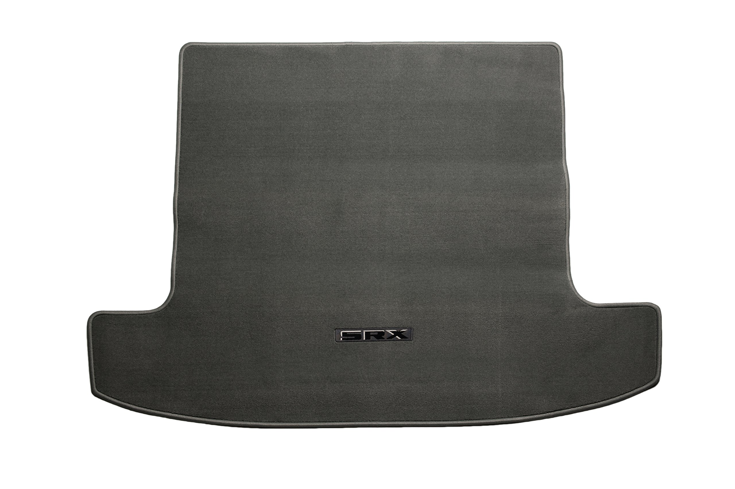 GM 22743031 Titanium Cargo Area Carpeted Mat with SRX Logo - Perfect for Cadillac SRX SUV Trunk Protection & Organization