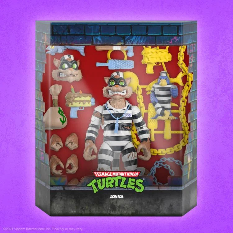 Teenage Mutant Ninja Turtles ULTIMATES! Scratch Action Figure - Collectible TMNT Toy for Kids & Adults - Perfect for Display, Play & Comic Book Collections