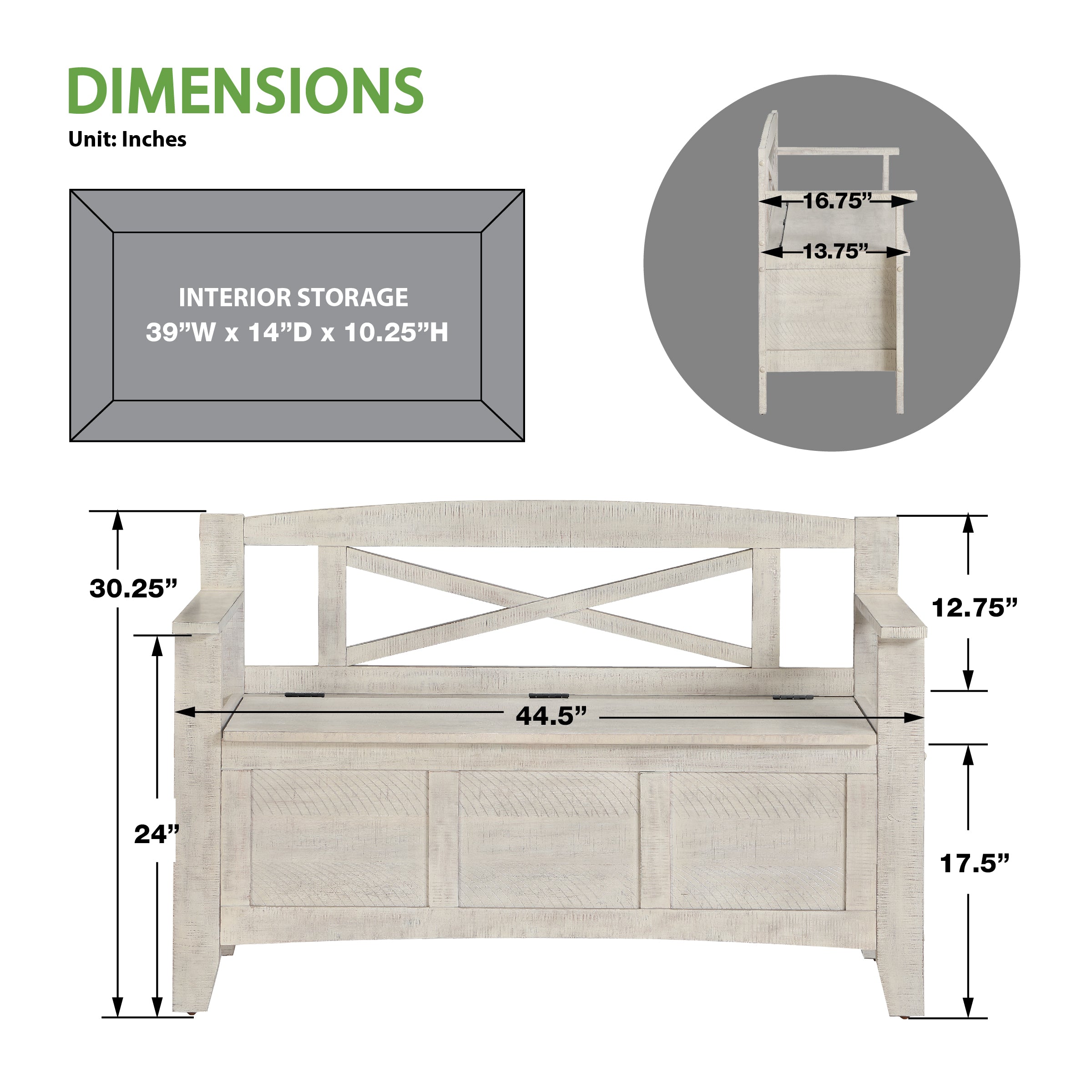 OSP Designs Modern Metro Entryway Bench in Black - Stylish and Durable Hallway Seating for Small Spaces [MET42] - Perfect for Entryways, Hallways, and Mudrooms