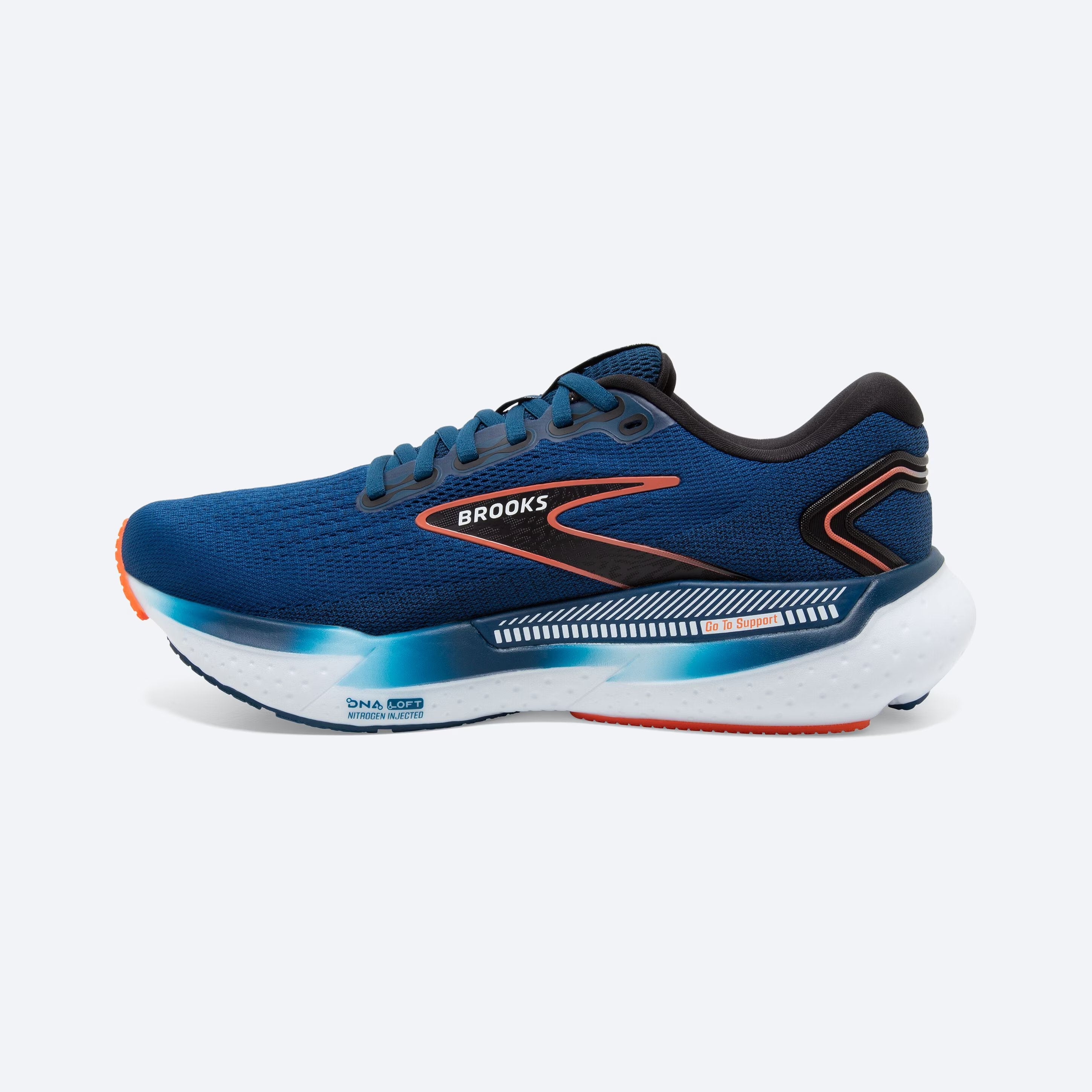 Brooks Glycerin GTS 21 Men's Running Shoes - Premium Cushioned Support for Marathon Training & Road Running
