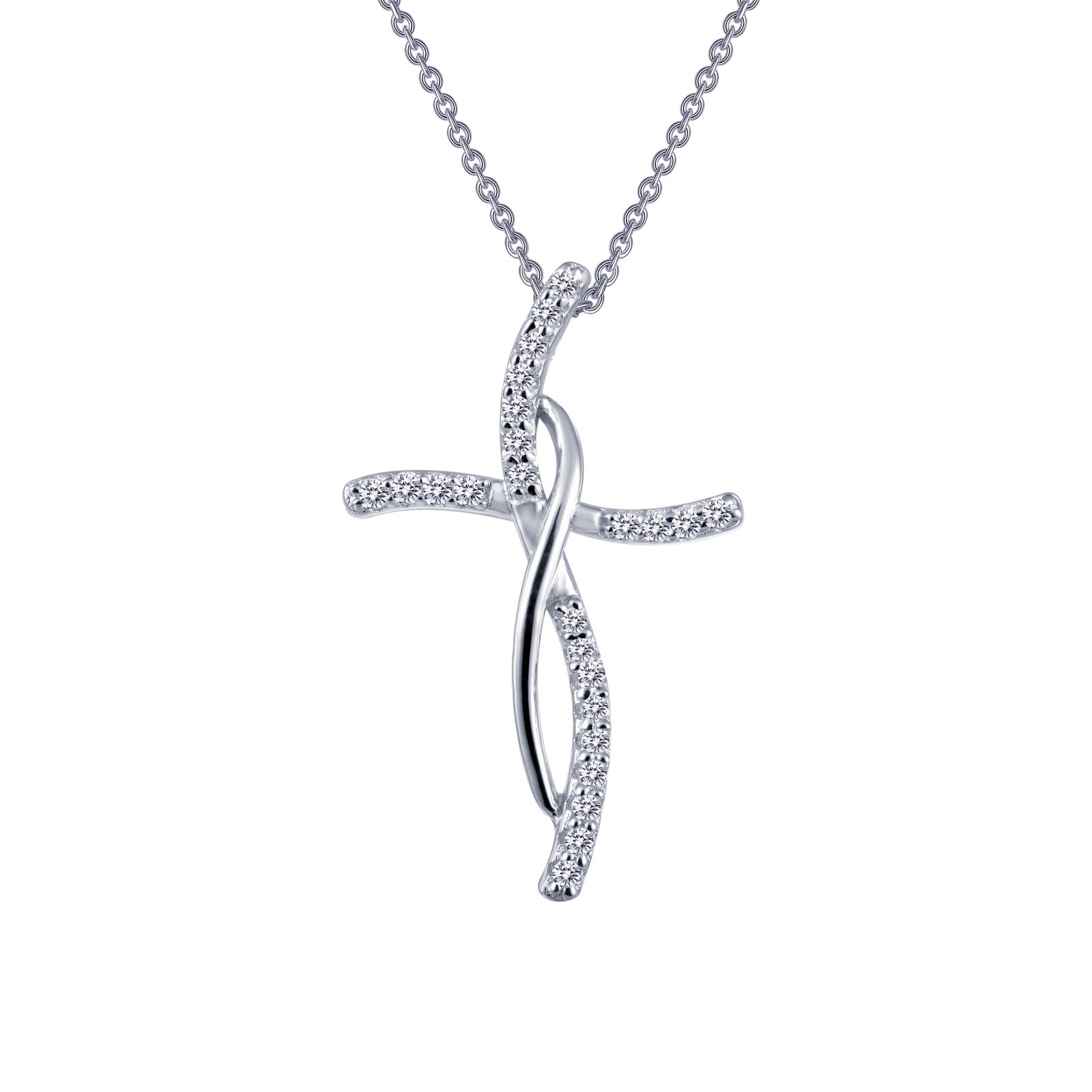0.24 CTW Diamond Cross Pendant Necklace for Women - 14K Gold Religious Jewelry Gift for Baptism, First Communion & Everyday Wear