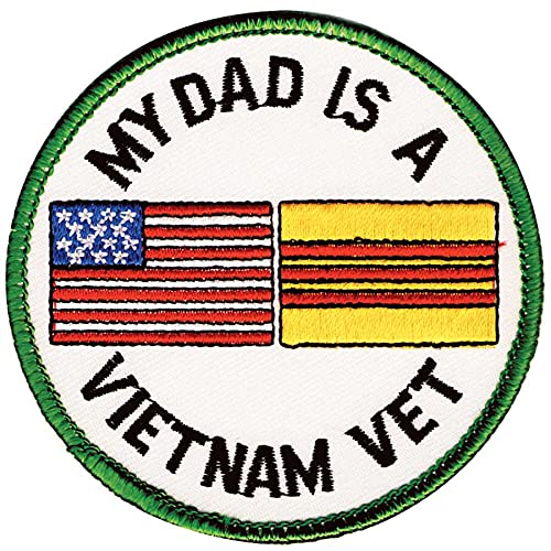MEDALS OF AMERICA EST. 1976 Vietnam Veteran Patch - My Dad Served Proud Military Apparel for Veterans Day, Memorial Day & Army Pride